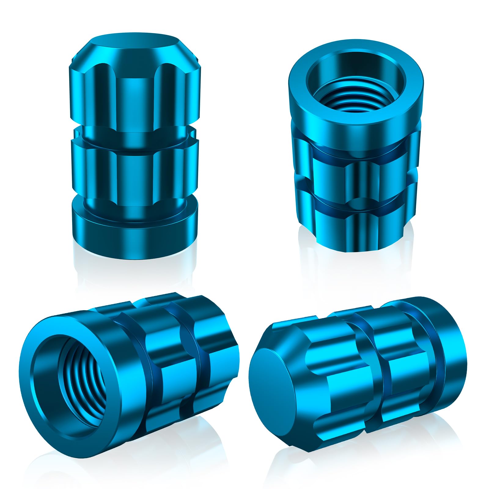 Quarkace Tire Valve Caps, Universal Valve Stem Caps For Car, Motorcycle And Bike, Non-Fading Bright Color, Corrosion Resistant C