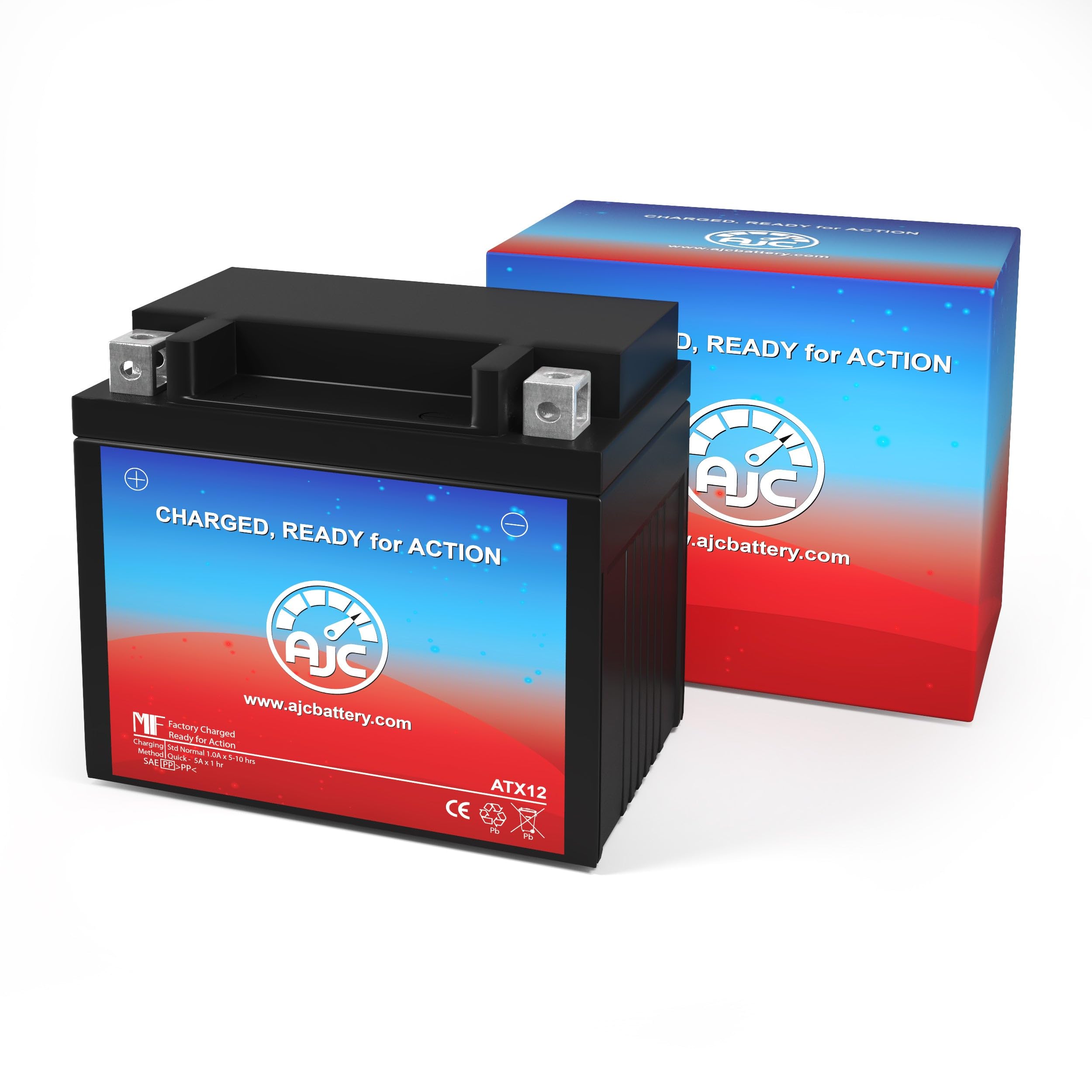 Ajc Battery Compatible With Kawasaki Kvf750 Brute Ce 750 Atv Battery (2005-2017)