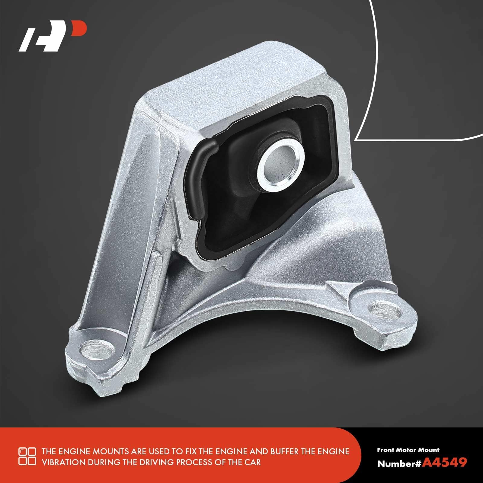 A-Premium 4PCS Engine Motor Mount Transmission Mount Set [Manual Transmission] Compatible with Honda Civic 2002-2005 Hatchback & Acura RSX 2002-2006 Coupe, L4 2.0L, Replace# 50840S6MJ01, 50805SCVA01