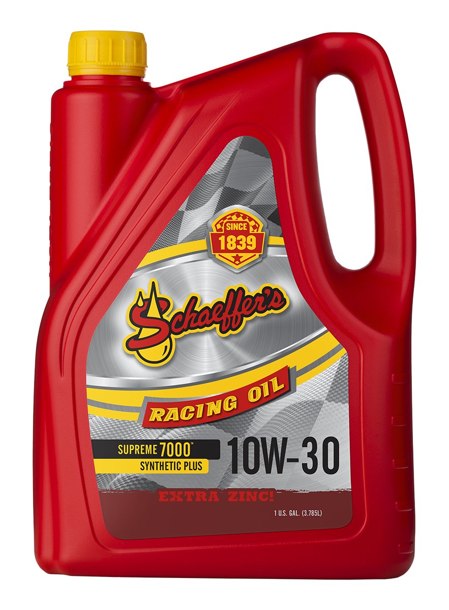Schaeffer Manufacturing Co. 0709006S Supreme 7000 Synthetic Plus Racing Engine Oil, 10W30, 1Gallon Bottle