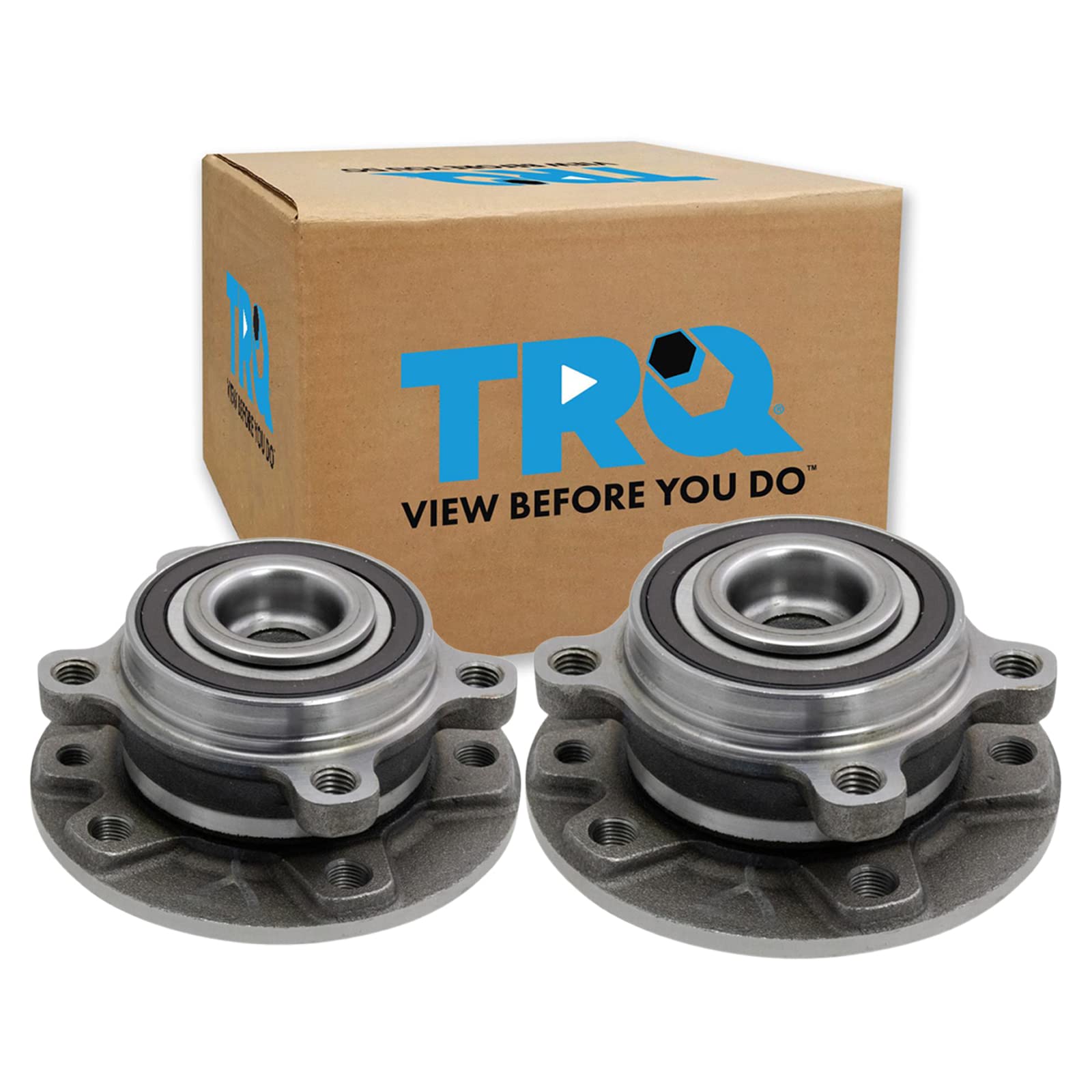 Trq Rear Wheel Hub Bearings Assembly Set Compatible With 2016-2018 Fiat 500X 2017-2022 Jeep Compass 2015-2021 Renegade