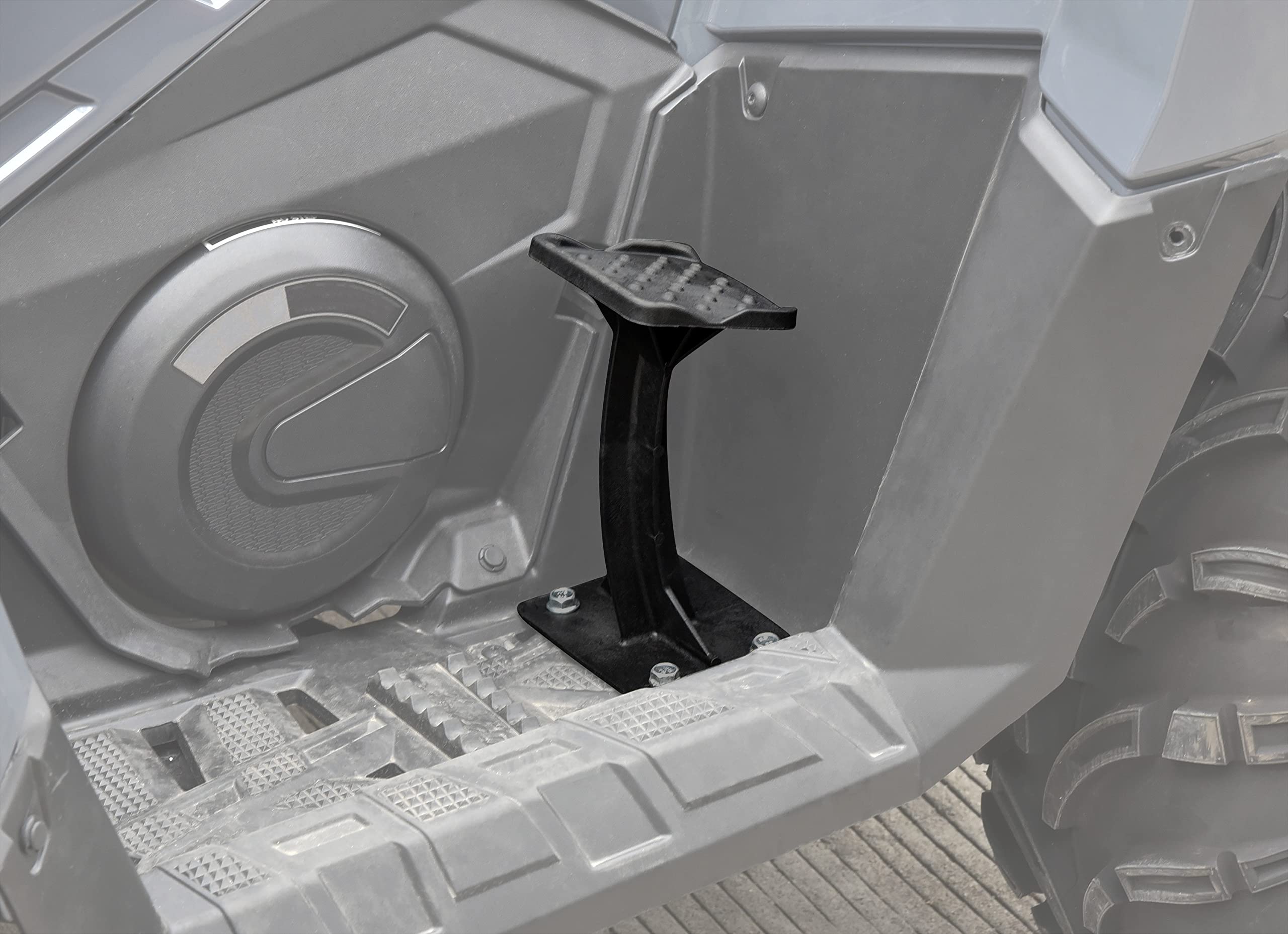 Sautvs Atv Passenger Foot Rest For Sportsman 570 450 H.O.21-24, Rear Lounger Foot Pedestal Foot Pegs Pedal Footboards For Polaris Sportsman 570 450 H.O. 2021-2024 Accessories (2Pcs)