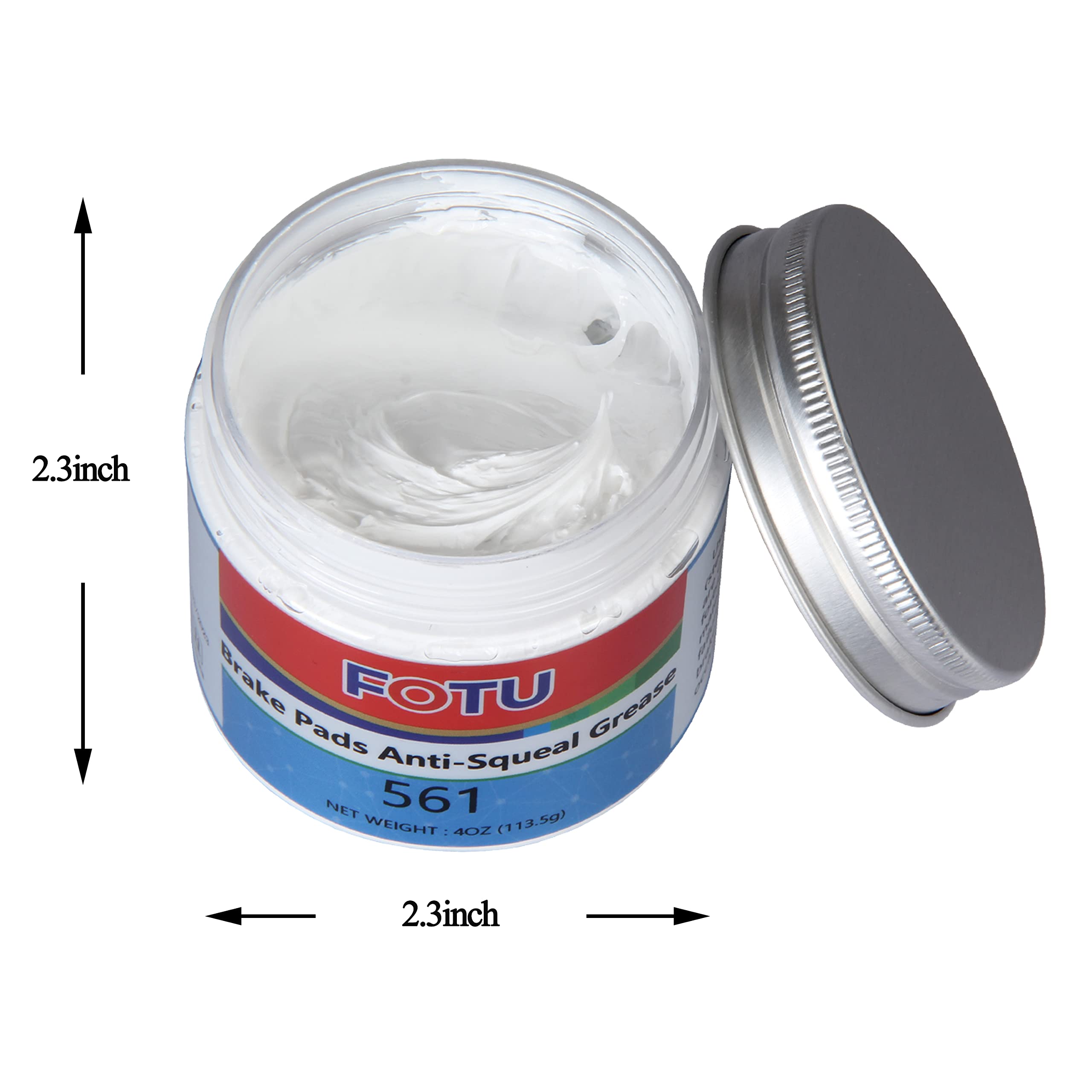 Fotu 561 Brake Pads Anti-Squeal Grease - High Performance Formula For Quiet & Smooth Braking, Long-Lasting Protection, Compatibl