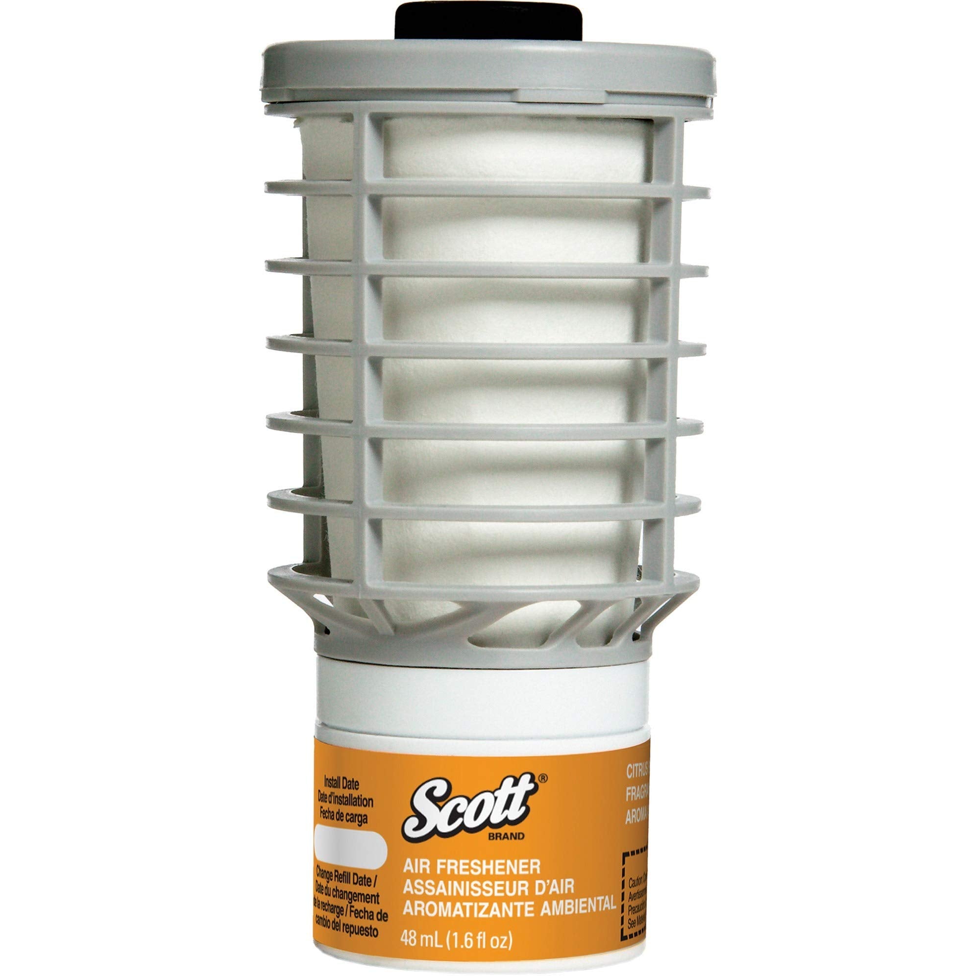 Scott Essential Air Freshener Refill (91067), Citrus, Automatic / Continuous Release, 6 Refills / Case