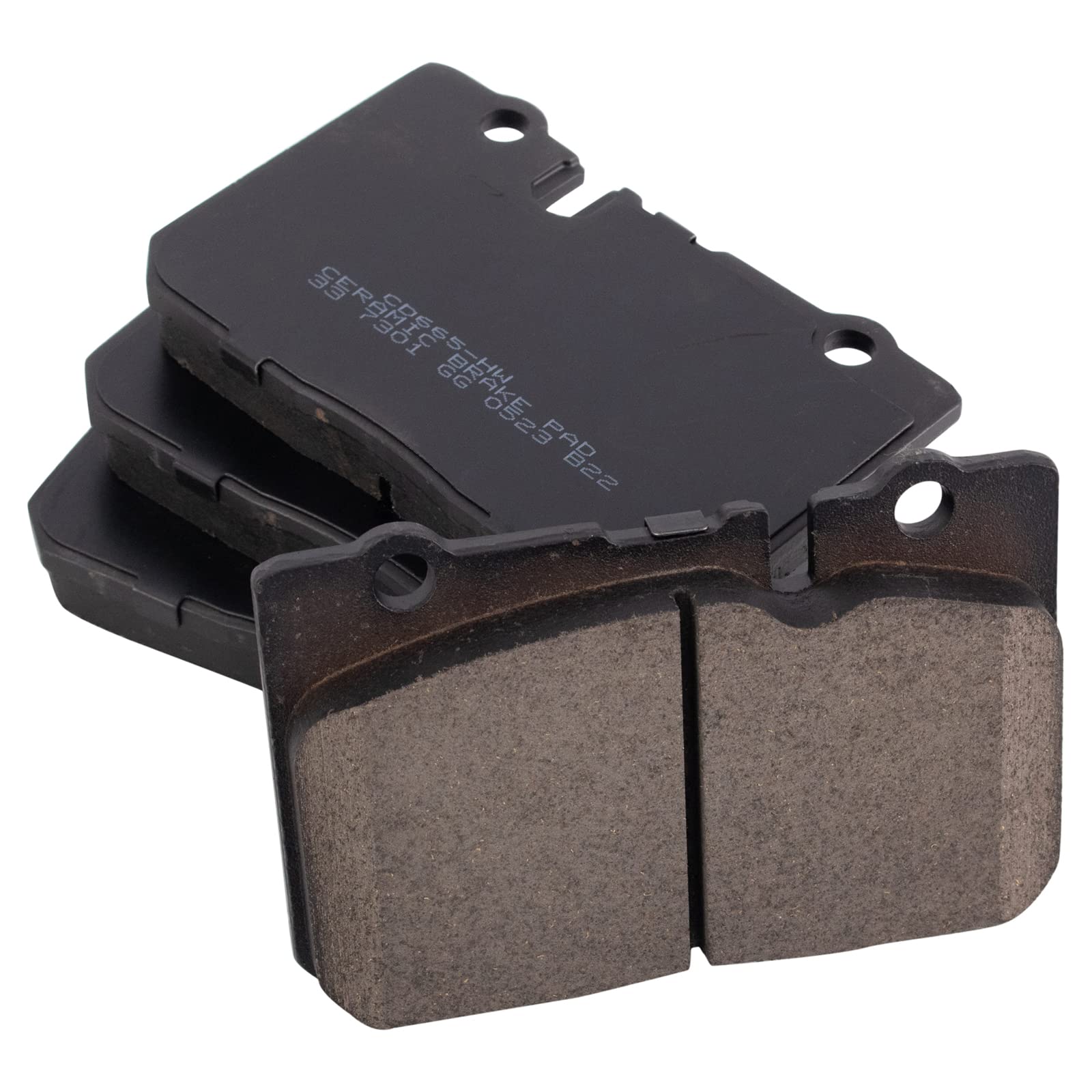 TRQ Front Brake Pads Ceramic Compatible with 1995-2000 Lexus LS400