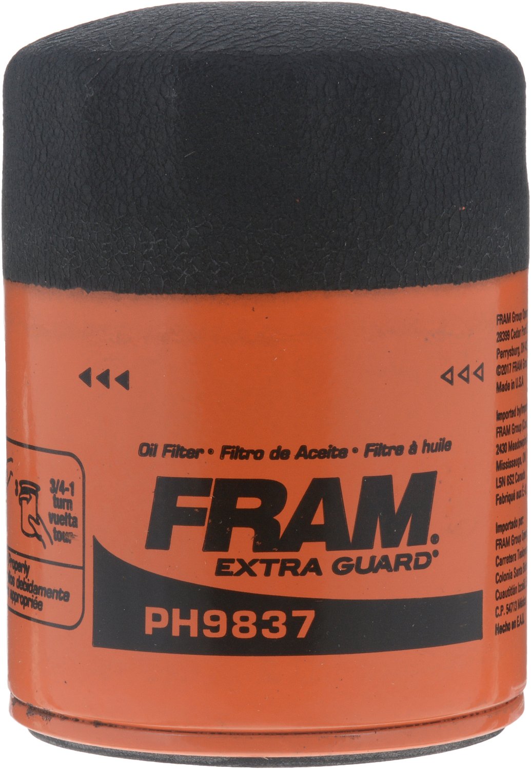 Fram Ph9837 Extra Guard 10K Mile Change Interval Oil Filter