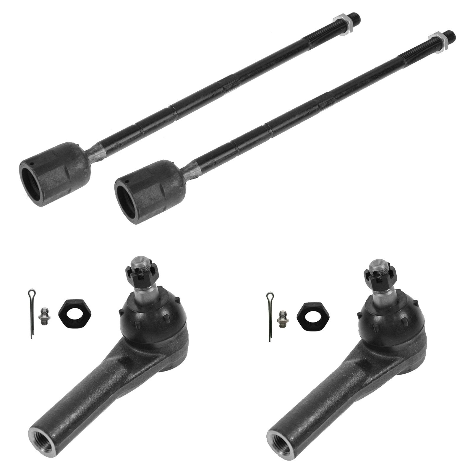 Trq Front Tie Rod Set Compatible With 1995-2003 Ford Windstar