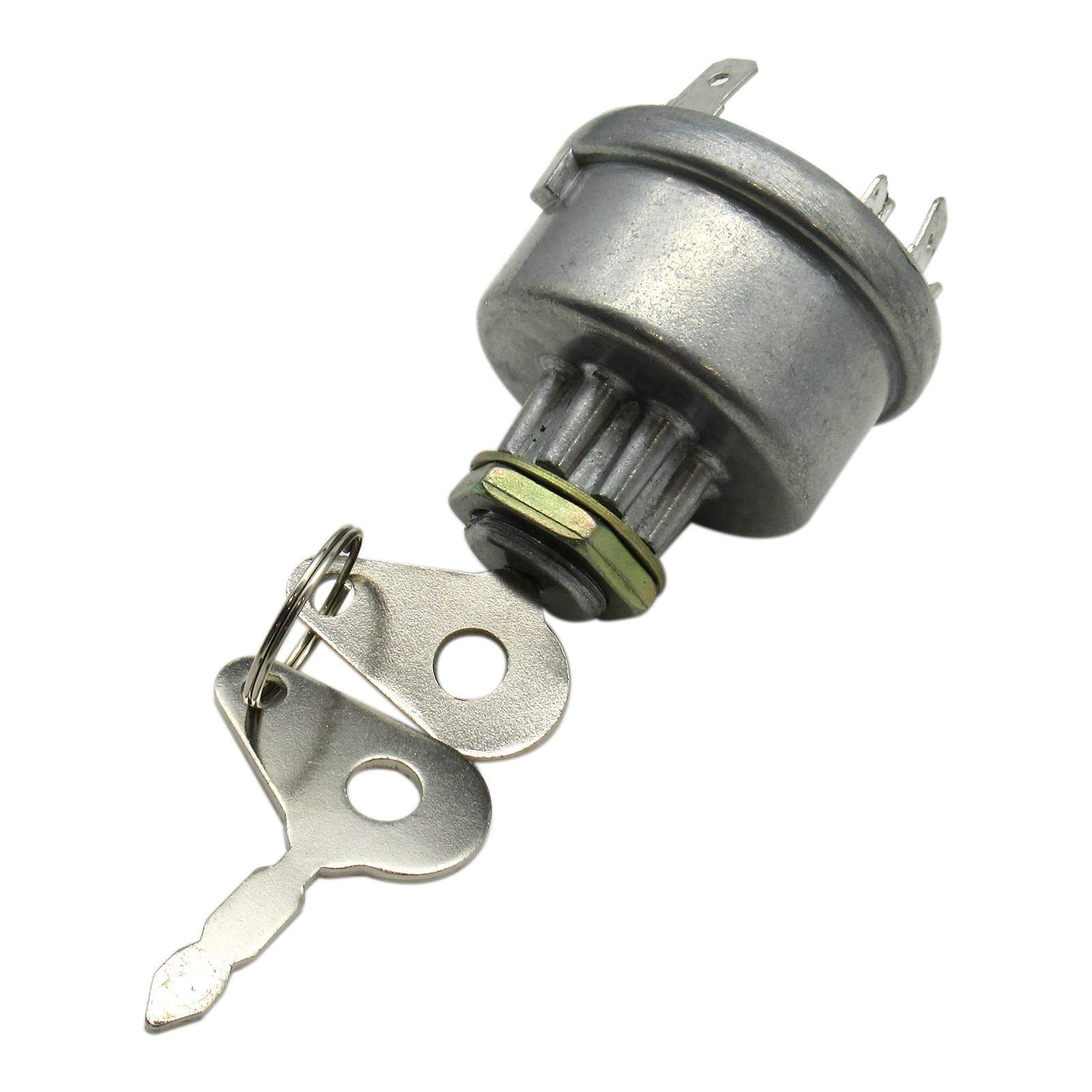 Gxcdizx 4 Position Ignition Key Switch for Ford Tractor 4100 4110 4110LCG 4130 420 4400 445 445A 445C 445D 450 4500 455 455C 455