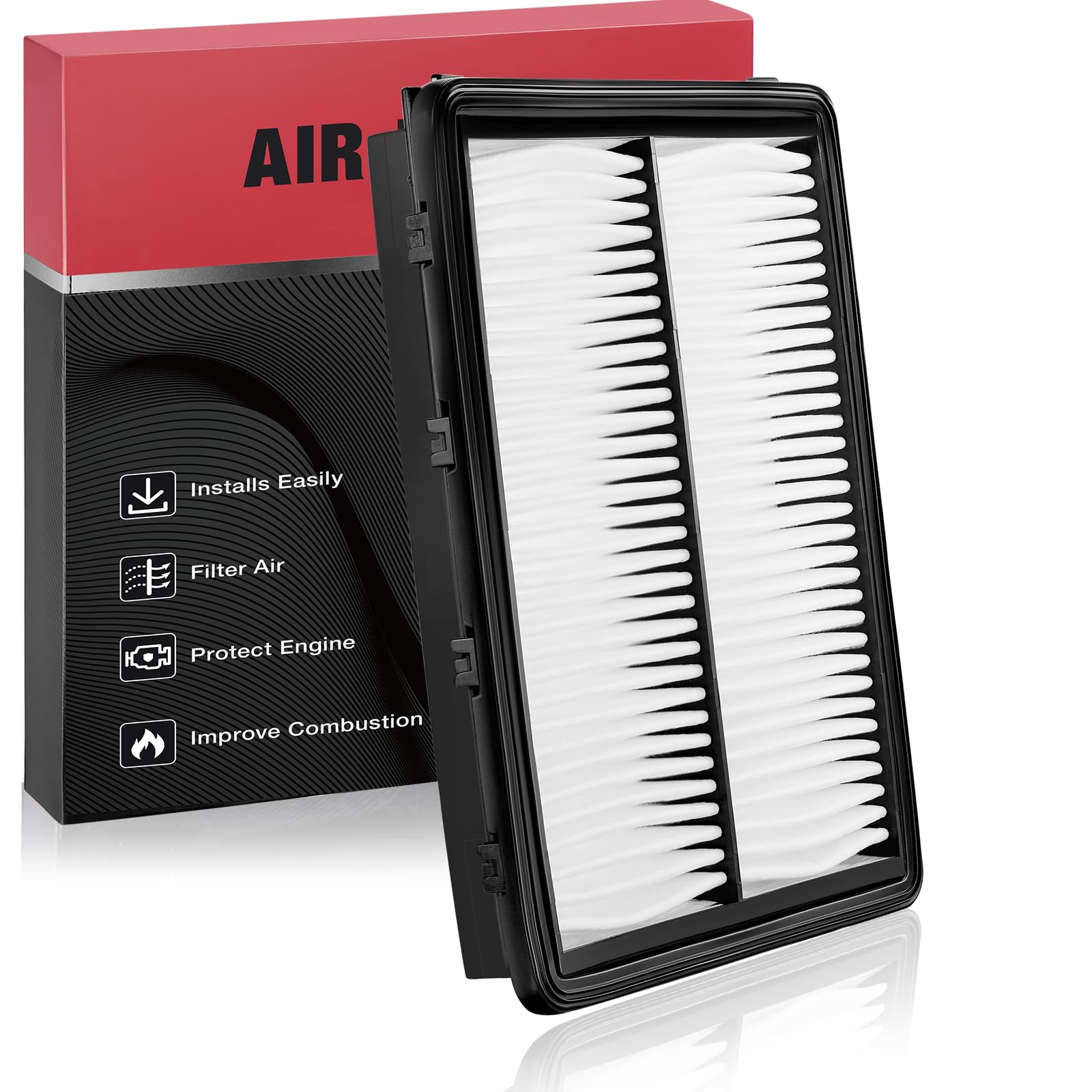 BDFHYK CA11943 Engine Air Filter Compatible with Hyundai Palisade 2020-2024, Santa Fe 2017-2020, Compatible with Kia Sorento 201