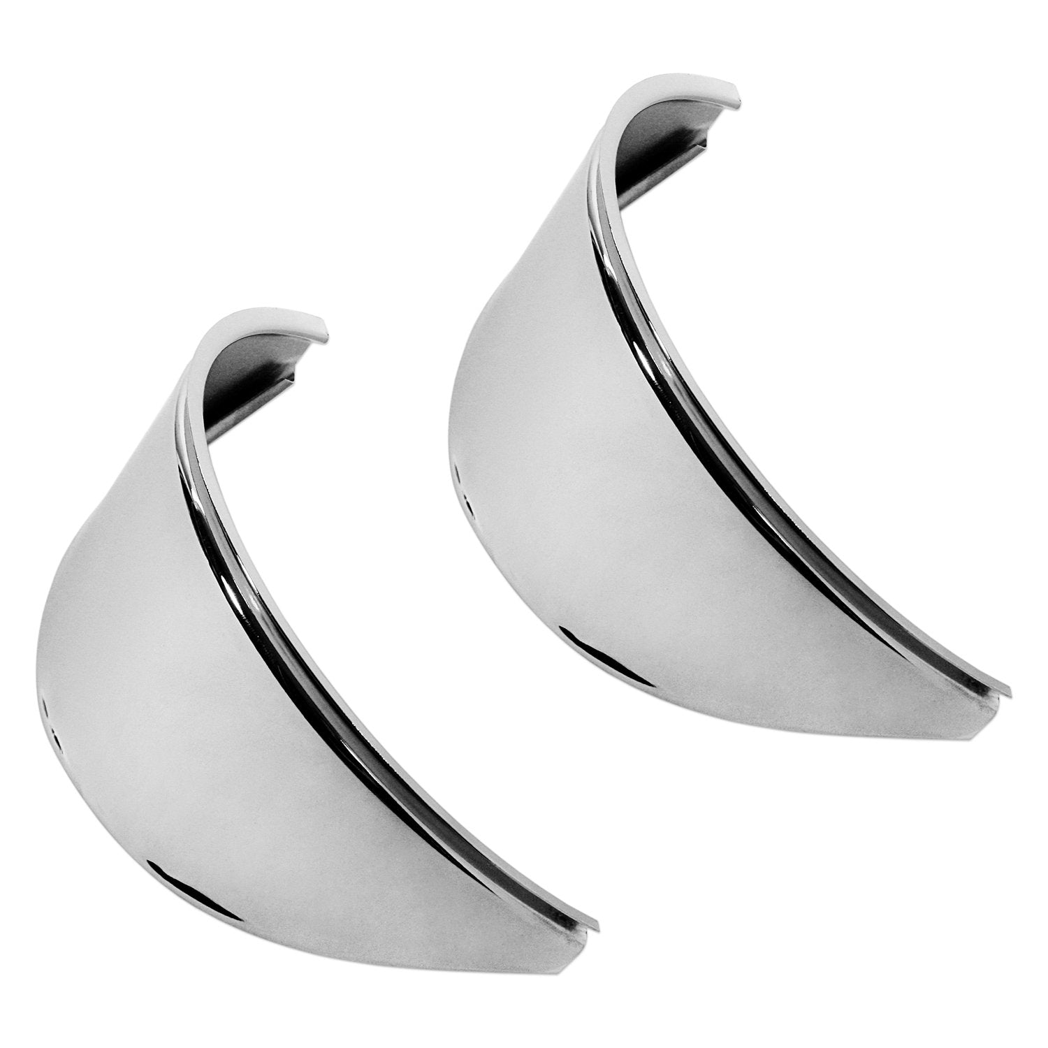 Iap Performance Ac941301 Headlight Eyebrow (Chrome Pair For Vw Beetle)