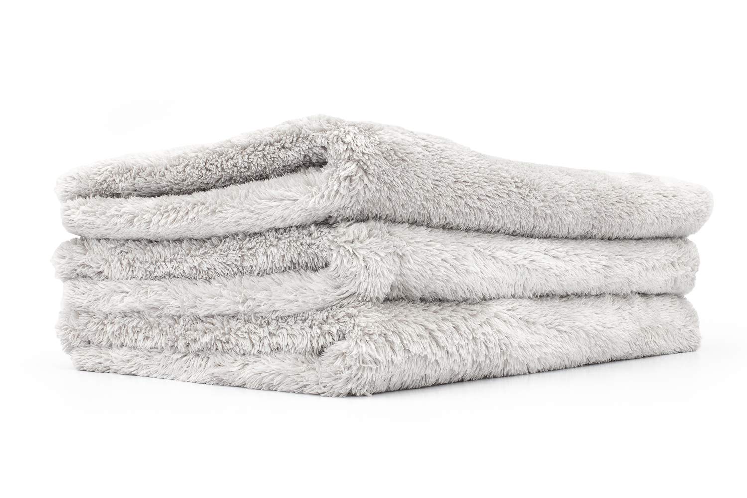 The Rag Company - Eagle Edgeless 500 (3-Pack) Professional Korean 70/30 Blend Super Plush Microfiber Detailing Towels, 500Gsm, 1