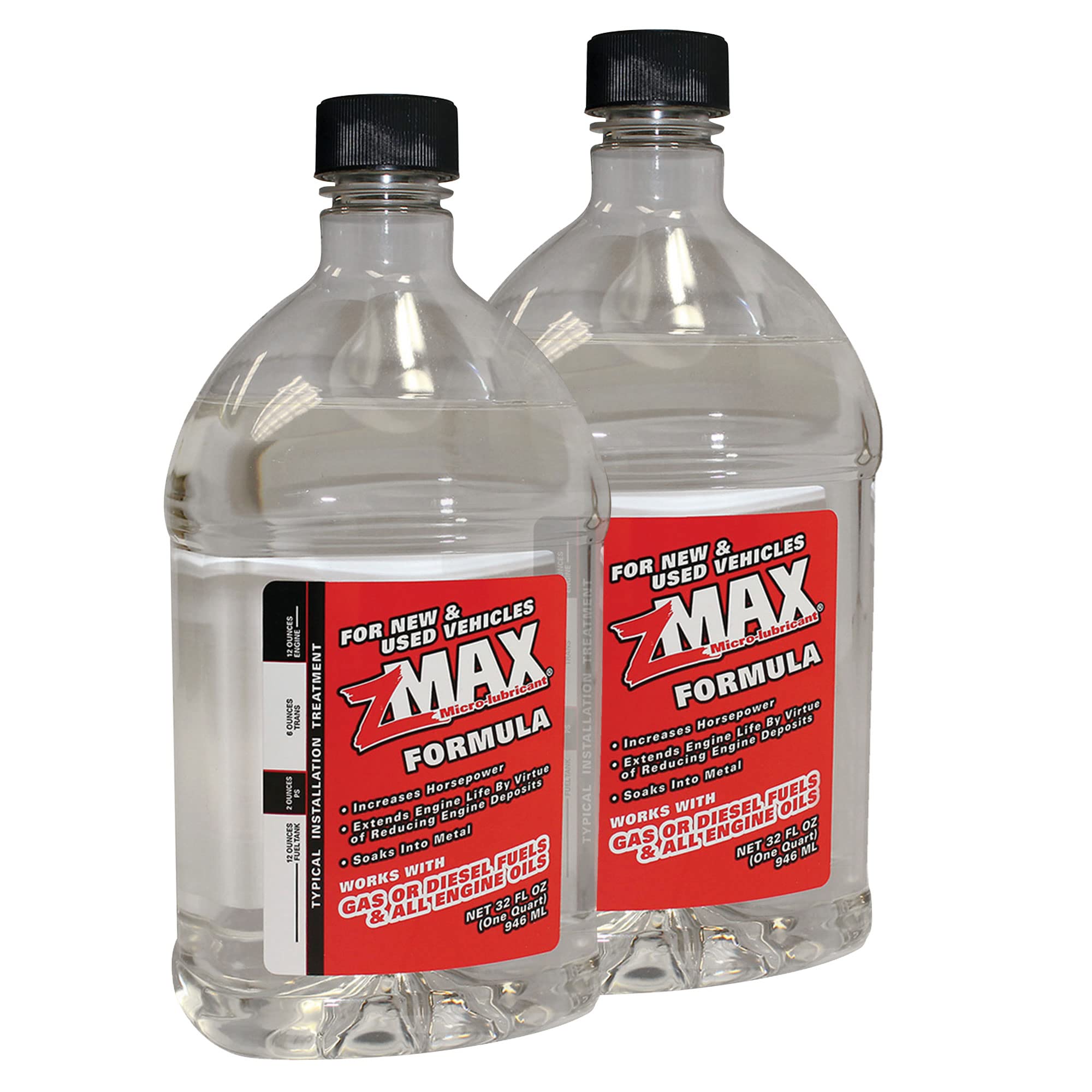 Zmax 58-032 - Multi-Purpose Formula Treatment For Engine, Fuel, Transmission & Power Steering - Reduces Carbon Build-Up - Lubric
