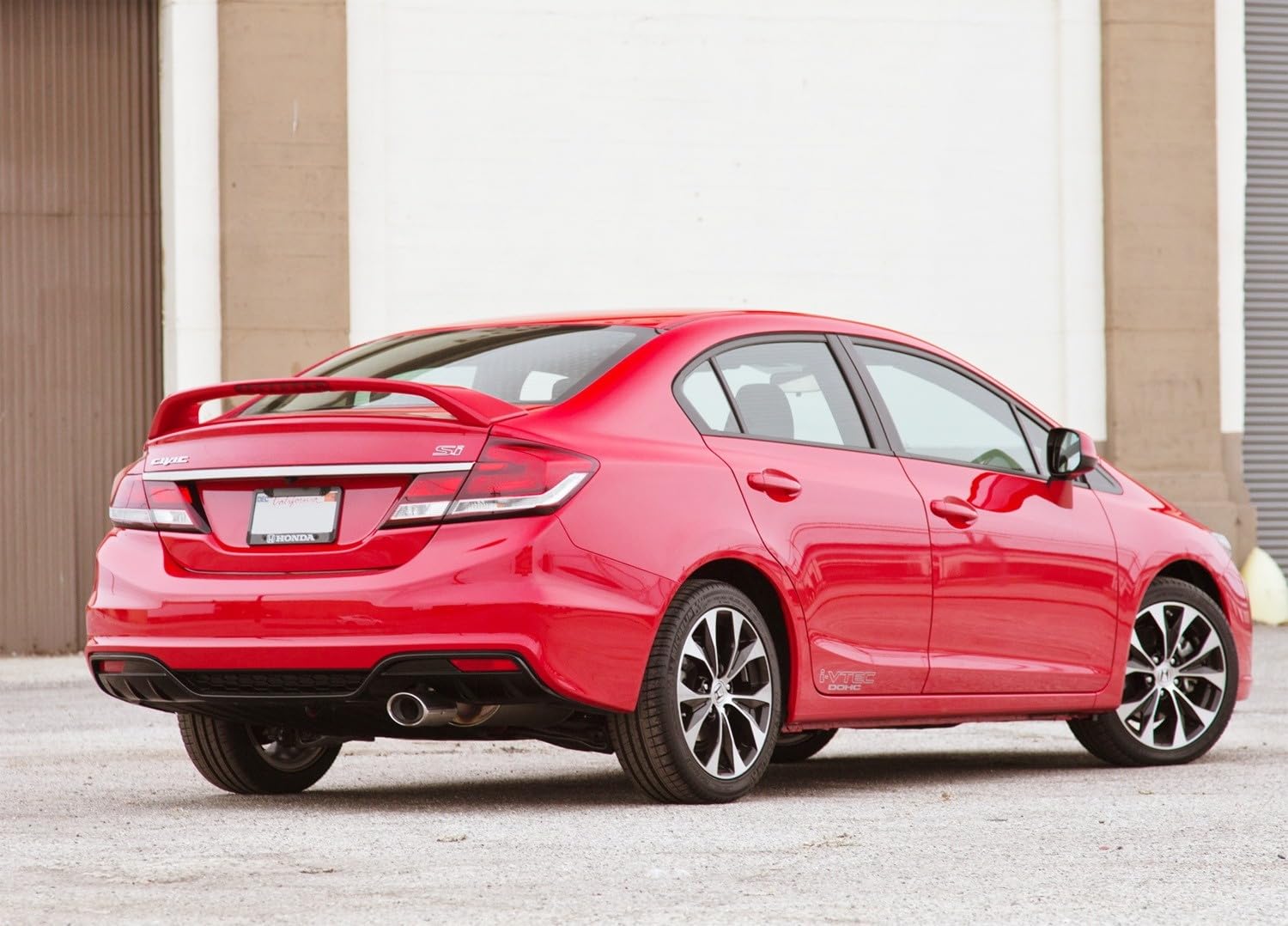 Ijdmtoy Red Lens Rear Bumper Reflector Lenses Compatible With 2013-2015 Honda Civic Sedan 9Th Gen, Oe-Spec Lh Rh Assembly