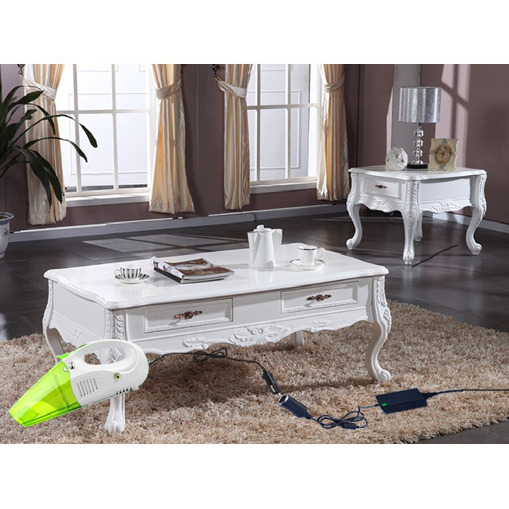 Quentacy AC to DC Converter 110V-220V to 12V 8A Cigarette Lighter Outlet Socket Wall Plug 96W Power Charger - Black