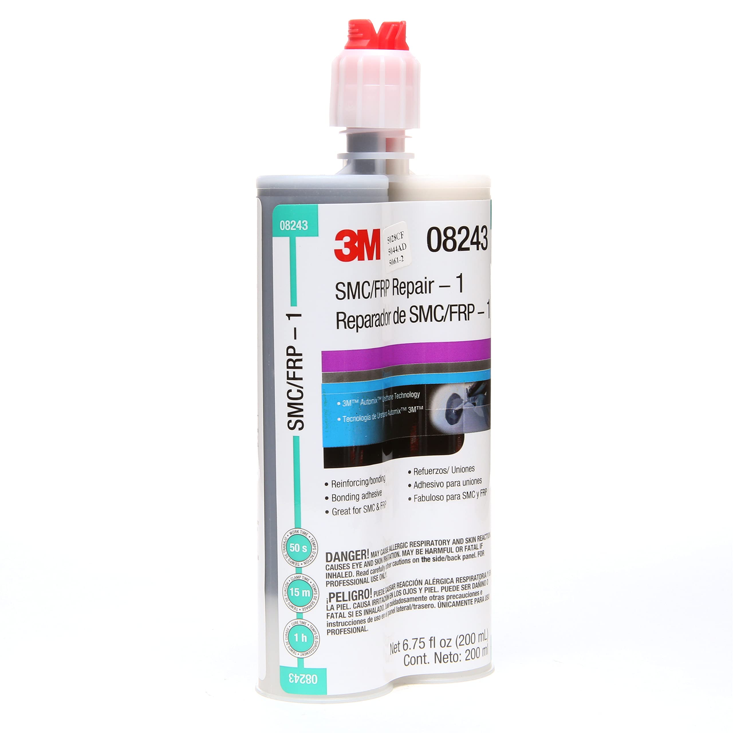 3M Smc/Fiberglass Repair Adhesive-1, 08243, Black, 200 Ml Cartridge