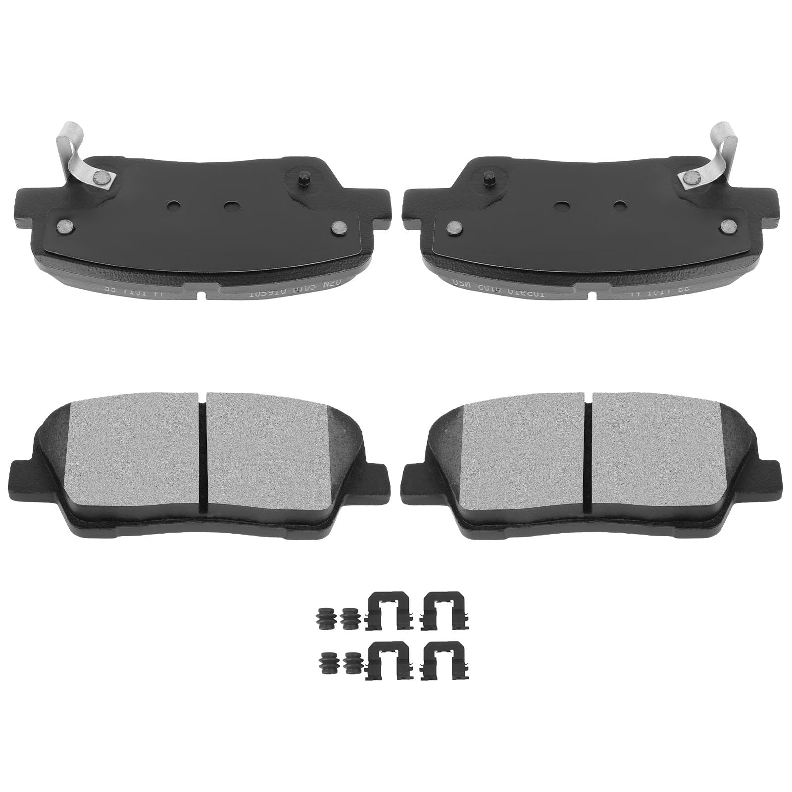 Automuto 4Pcs Rear Ceramic Disc Brake Pads Set D1284 For Hyundai Entourage Genesis Genesis Coupe For Kia Borrego K900 Sedona