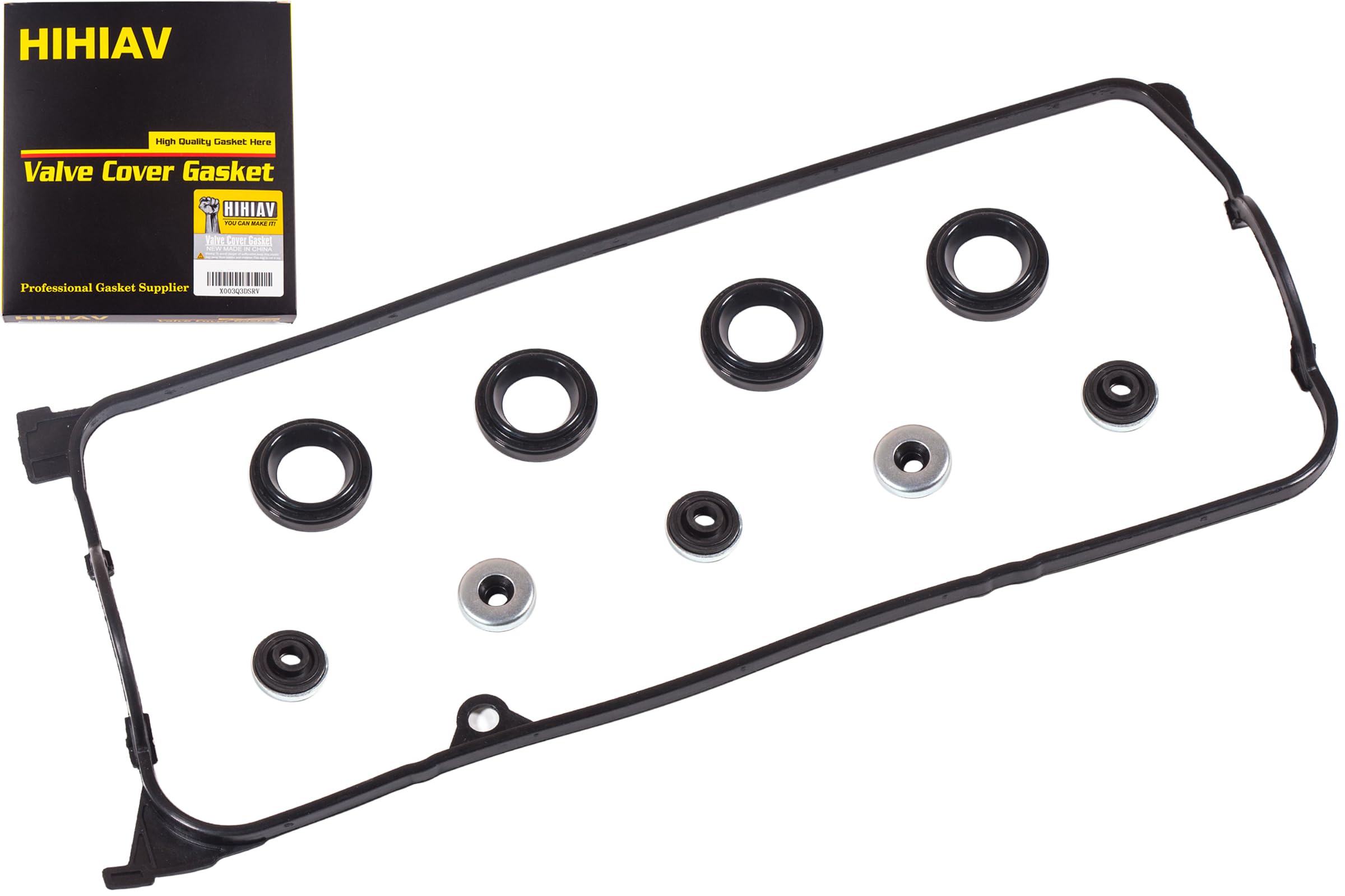 Vs50606R Compatiable With 2001-2005 Honda Civic 1.7L Valve Cover Gasket Seal Dx,Lx,Ex,Hx,Gx V-Tec D17A1 D17A2 D17A6 D17A7 Engine
