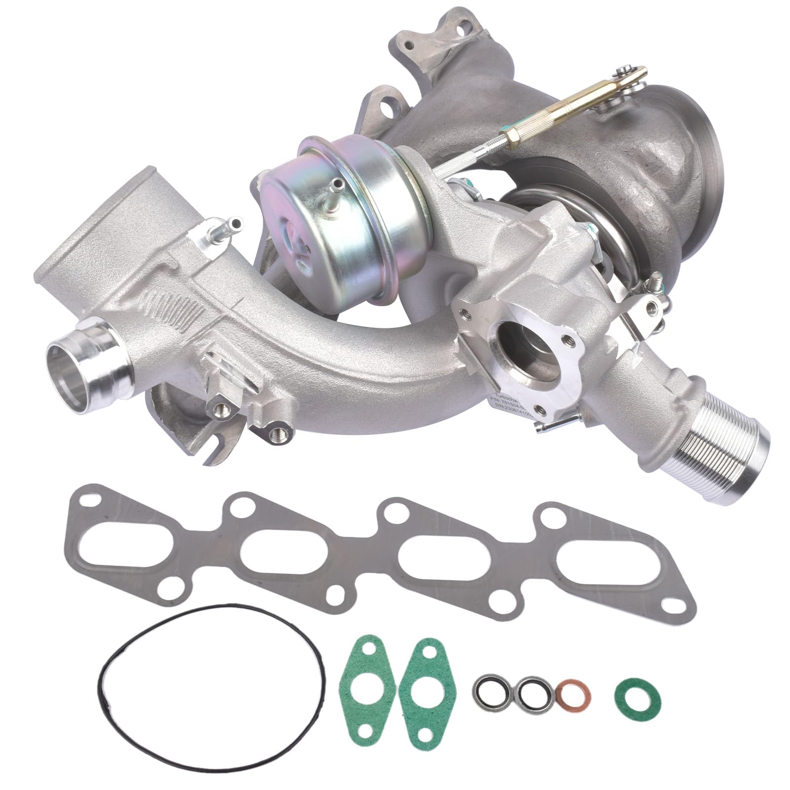 TEKKOAUTO 667-203 55565353 Turbo Charger Turbocharger Kit Compatible with 2011-2018 Chevy Cruze Sonic Trax Buick Encore 1.4L Eng