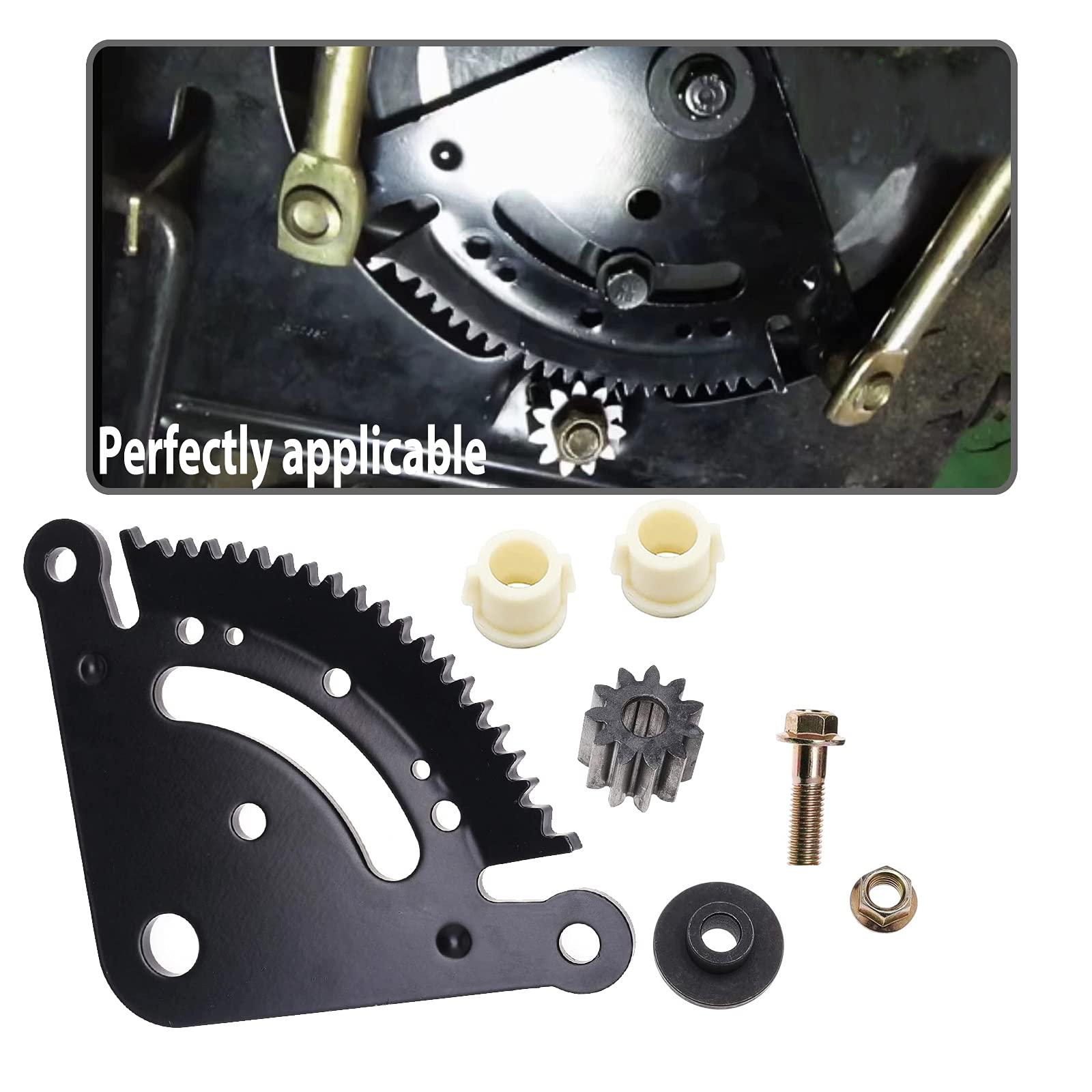 Steering Sector Pinion Gear Rebuild Kit Replacement For John Deere La100 La105 La120 La130 La135 La140 La150 La165, John Deere D Series Lawn Tractors Replaces# Gx21924Ble, Gx20053, Gx20054, Gx21994