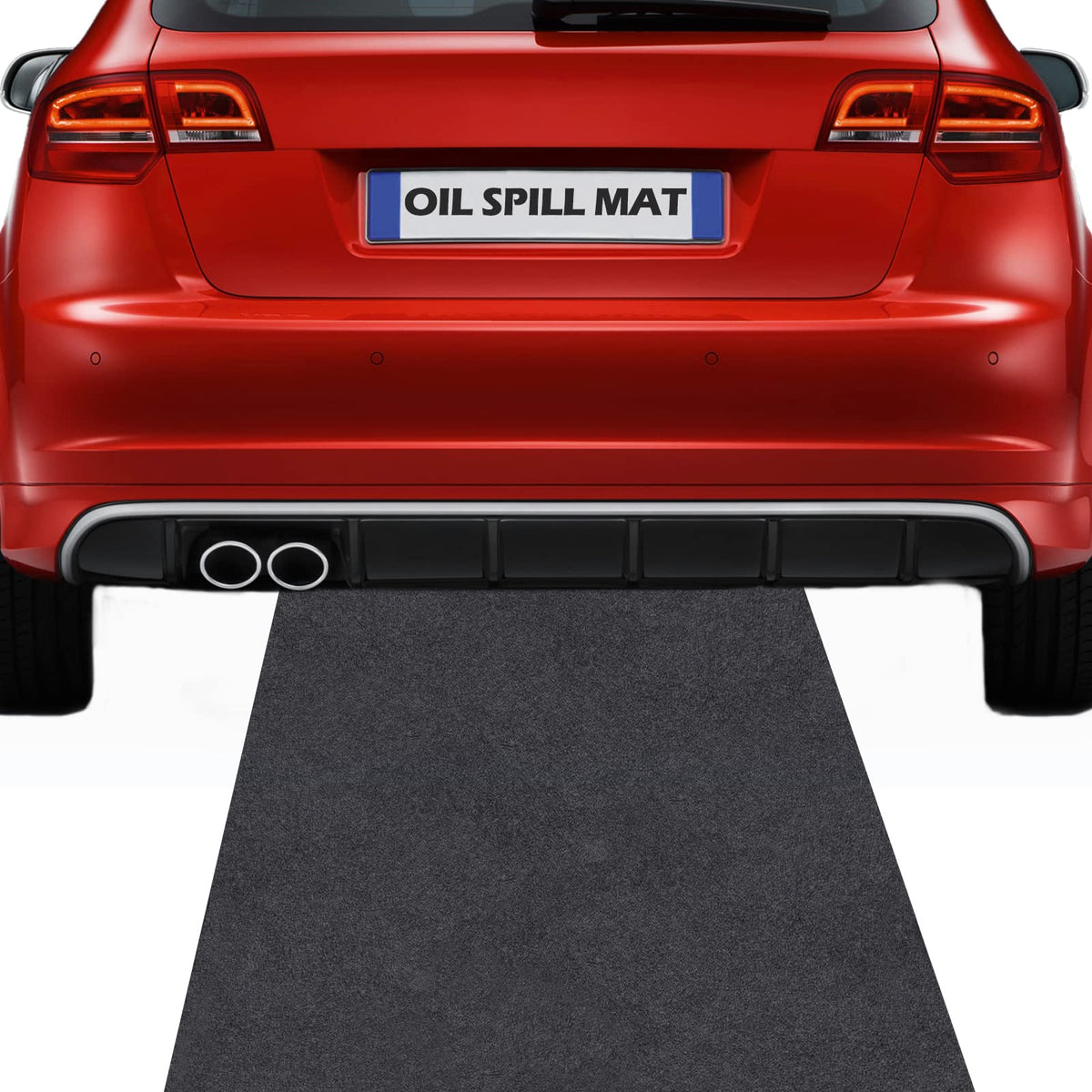 Oil Spill Mat 36X48 Inches Car Trunk Mat Rubber Backing Layer Oil Absorbent Pad Waterproof Driveway Mats For Oil Leaks Protects