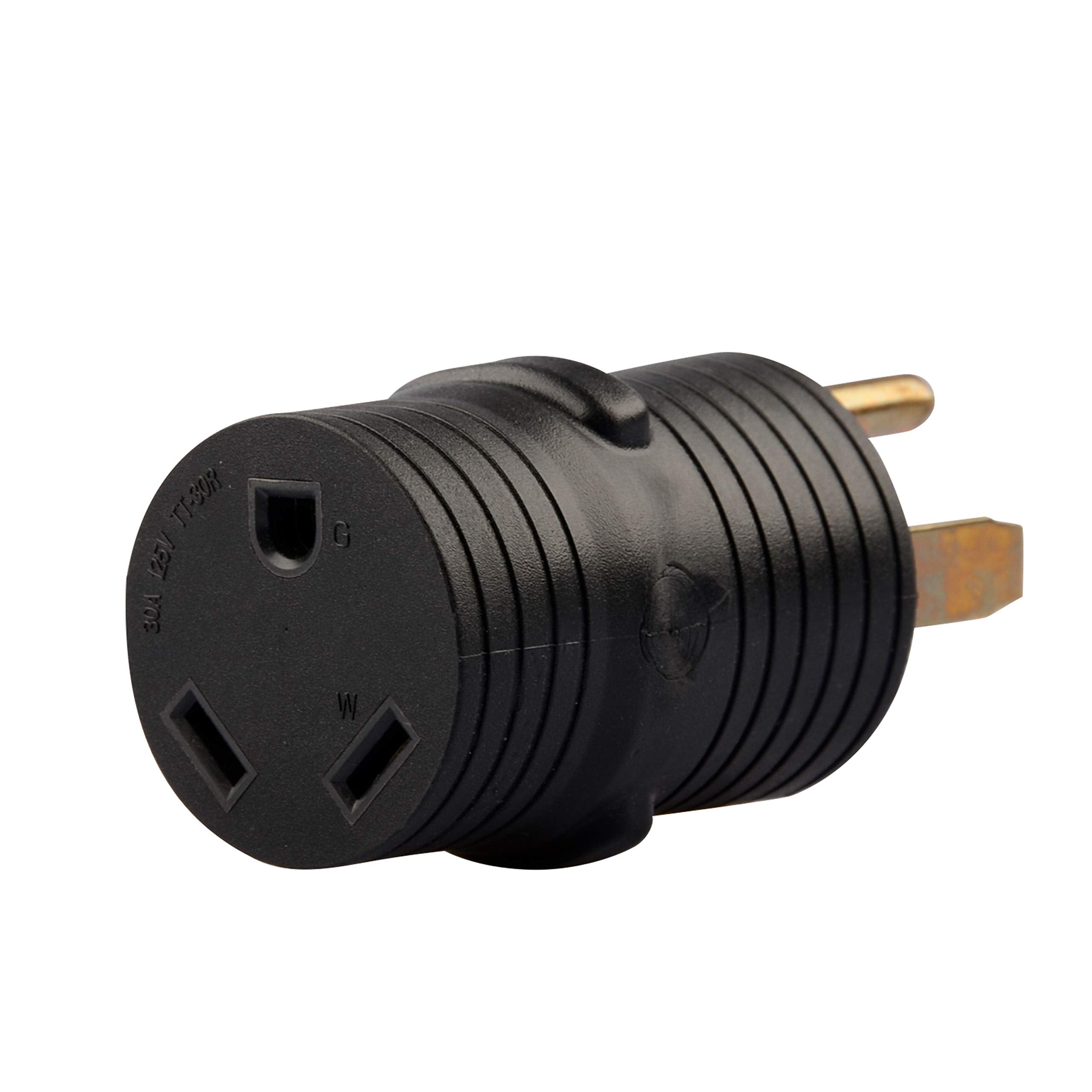 Rvguard Rv Plug Adapter 50 Amp Male (14-50P) To 30 Amp Female (Tt-30R)