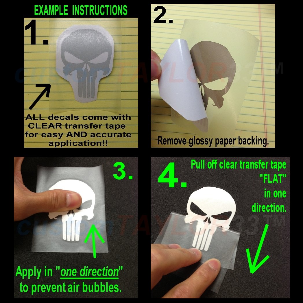 Customtaylor33 High Intensity Grade Reflective Bloody/Dripping Hands Decals For Helmets, Windscreens, Rear Windows, Bumper Stick