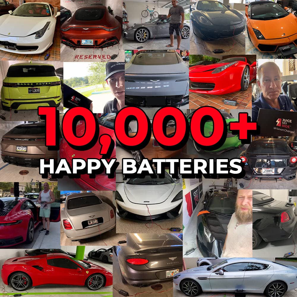 Jmr Battery Charger For Porsche 911 Panamera Cayenne Macan Cayman 718 Boxter All Models Trickle Charger Conditioner Maintainer (No Lithium Mode)