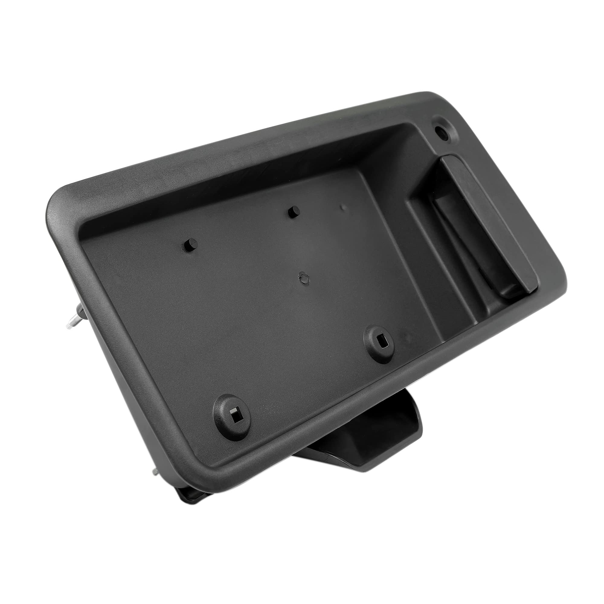 Exterior Door Handle, Compatible With 1996-2015 Chevy Express Gmc Savana 1500 2500 3500 Van, Rear Right Cargo Door Handle With License Plate Bracket Holder Housing | 15269298 25866289 Tailgate Handle