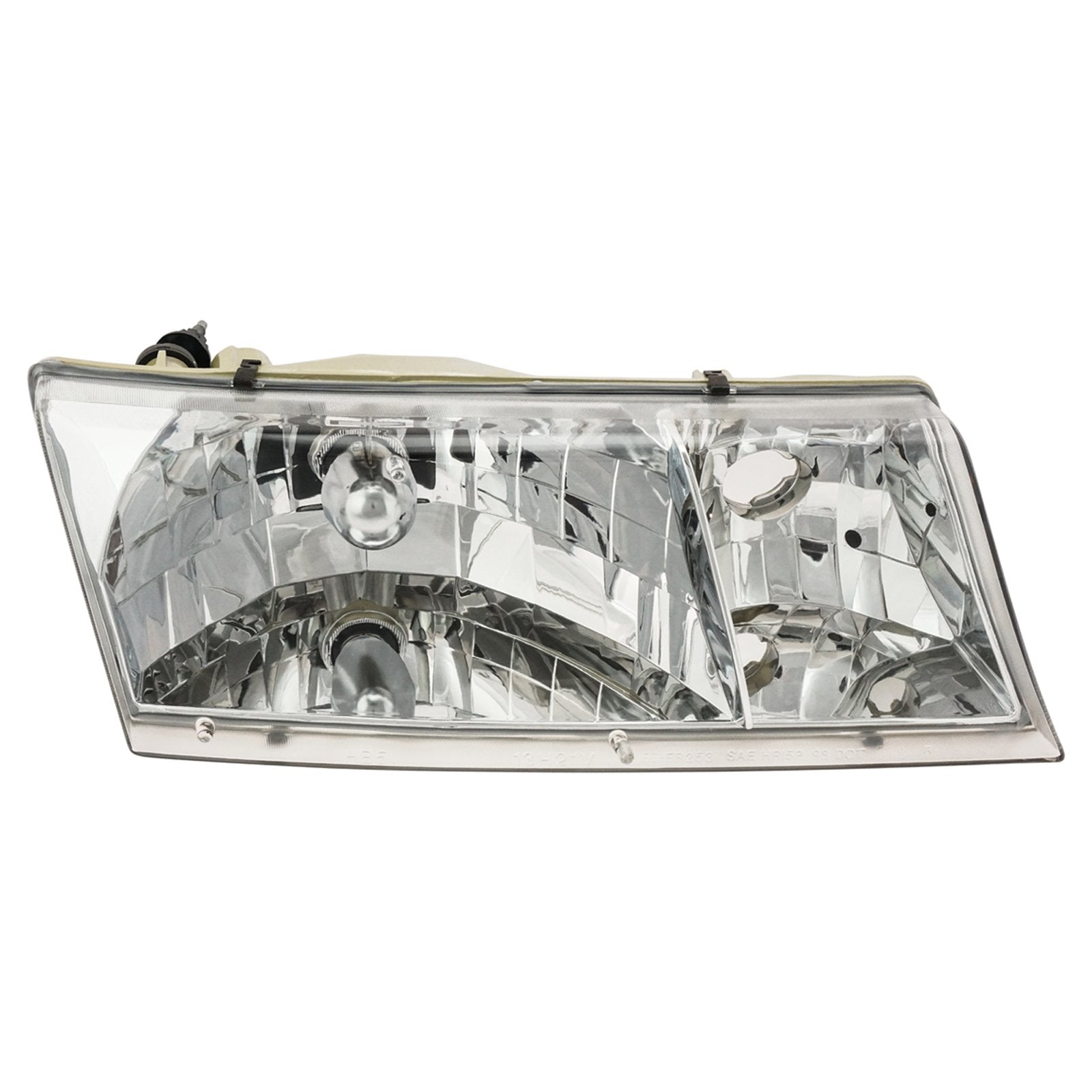 Trq Driver & Passenger Side Headlight Assembly Set Headlights Driver & Passenger Side Compatible With 1998-2002 Mercury Grand Ma