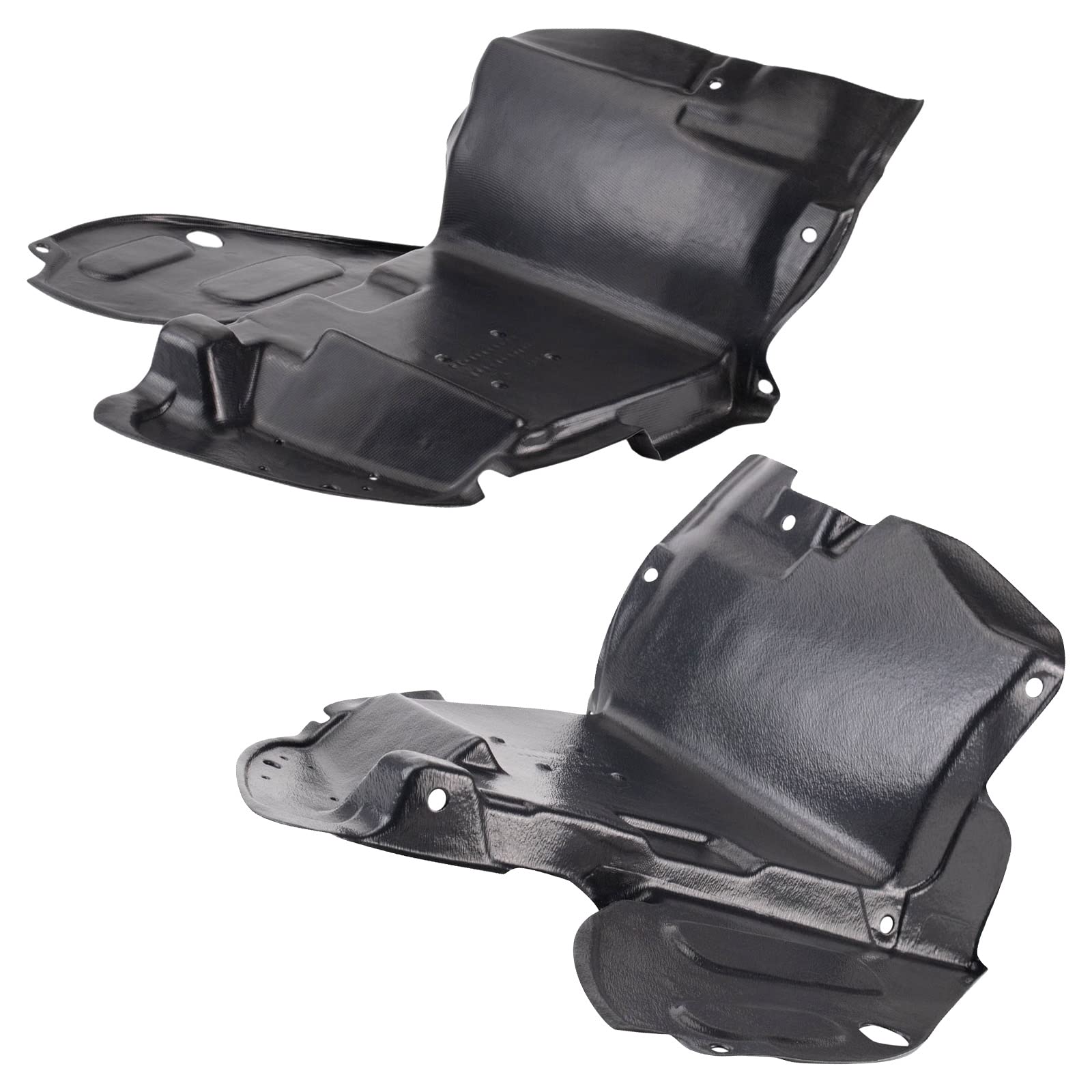 Trq Inner Fender Liner Set Compatible With 1993-2001 Subaru Impreza Su1248102 Su1249102