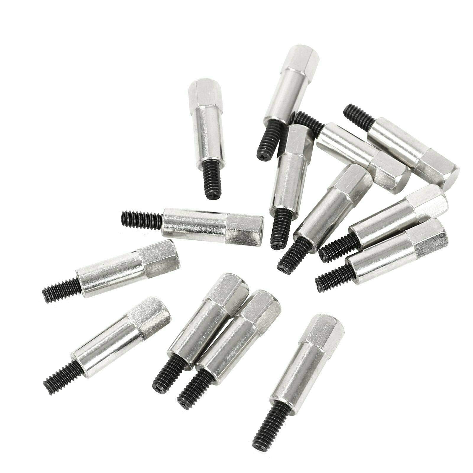 Magqoo 14Pcs Chrome Stud Kit Big Block Valve Cover Bolt Set Replacement For Chevy Fits Bbc 396 427 454 502 Engines