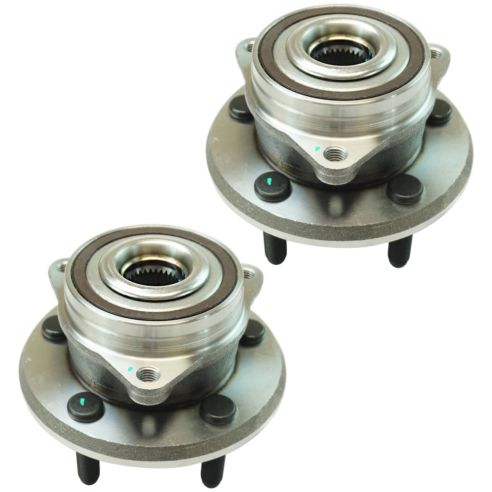 Trq Front Wheel Hub Bearings Assembly Set Compatible With 2011-2023 Dodge Durango 2011-2021 Jeep Grand Cherokee 2022 Grand Chero