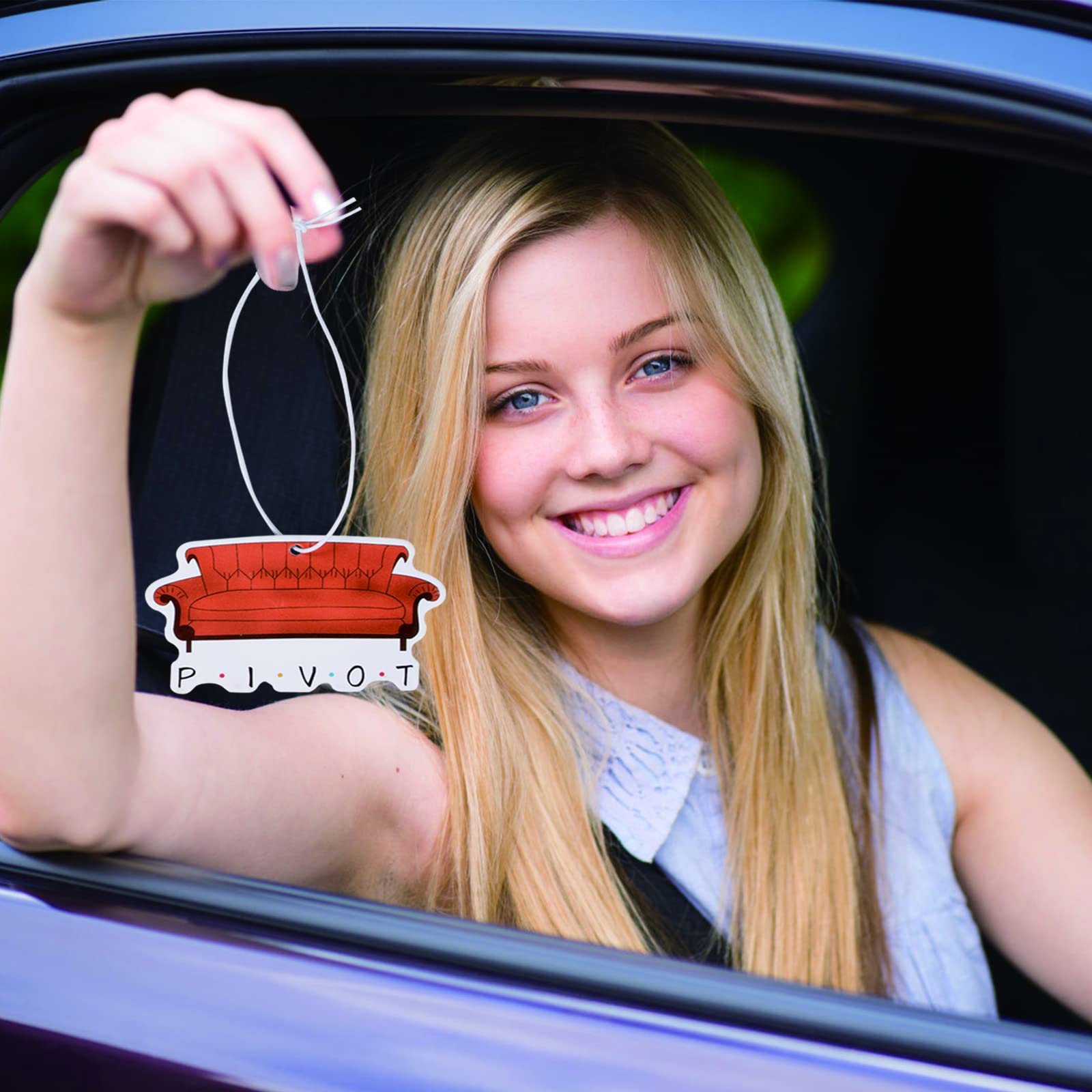 5Pcs Car Air Fresheners,Funny Merchandis Car Accessories,Funny Merchandis Tv Show Merchandise Car Rearview Mirror Pendant Perfec