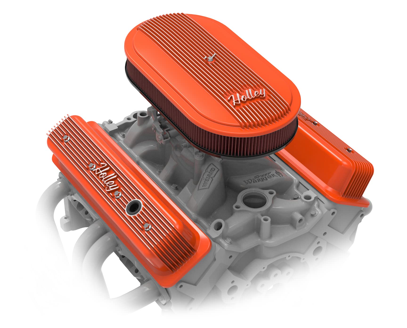 Holley 120-403: Oval Air Cleaner, Finned