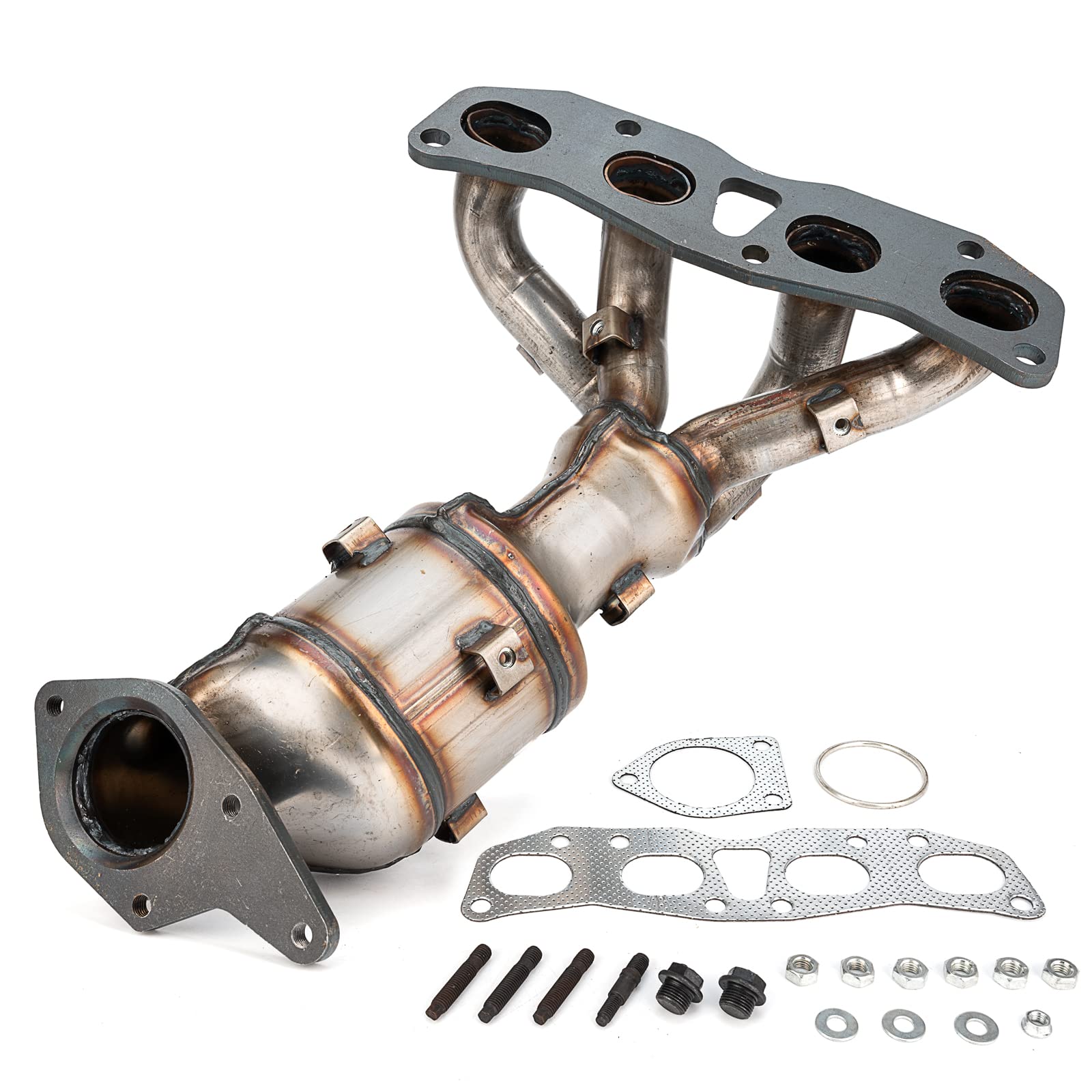 FOMIUZY High Flow Front Catalytic Converter Kit Direct-Fit Nissan Altima 2007 2008 2009 2010 2011 2012 2013 2.5L Replaces 674-93