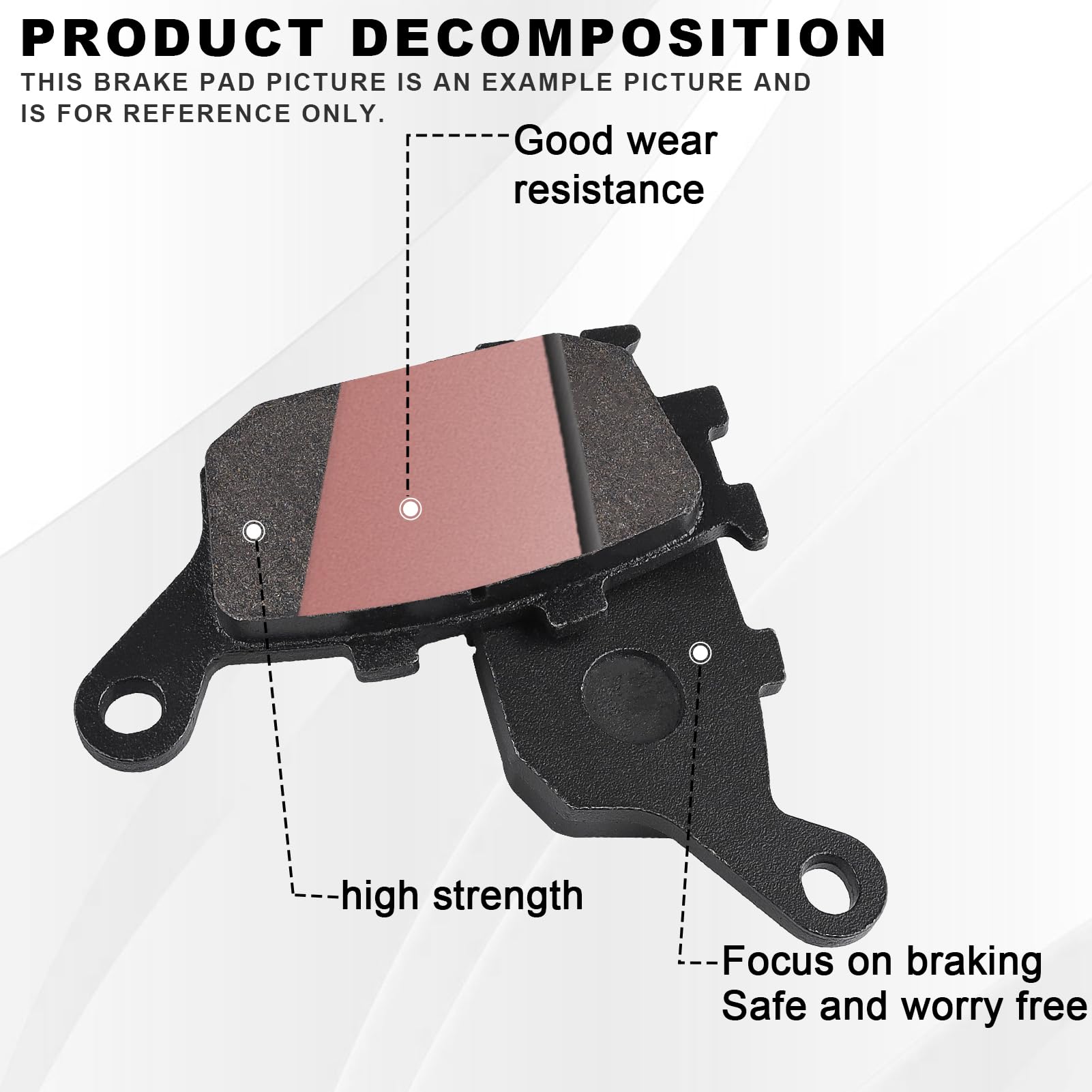 Brake Pads Front And Rear For Honda Vtx 1300 S Retro/C/R/T 2003-2013 Vtx 1300 C/R/S Retro 2003-2006 Honda Vt 1300 Cr Cs Ct Cx 20