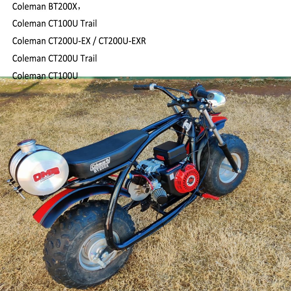 Chikia Mini Bike Foot Pegs Footpegs Footrest Pedal Bracket Set Assembly Replacement For Coleman Ct200U Bt200X Trail 200 Ct100U Trail 100 196Cc