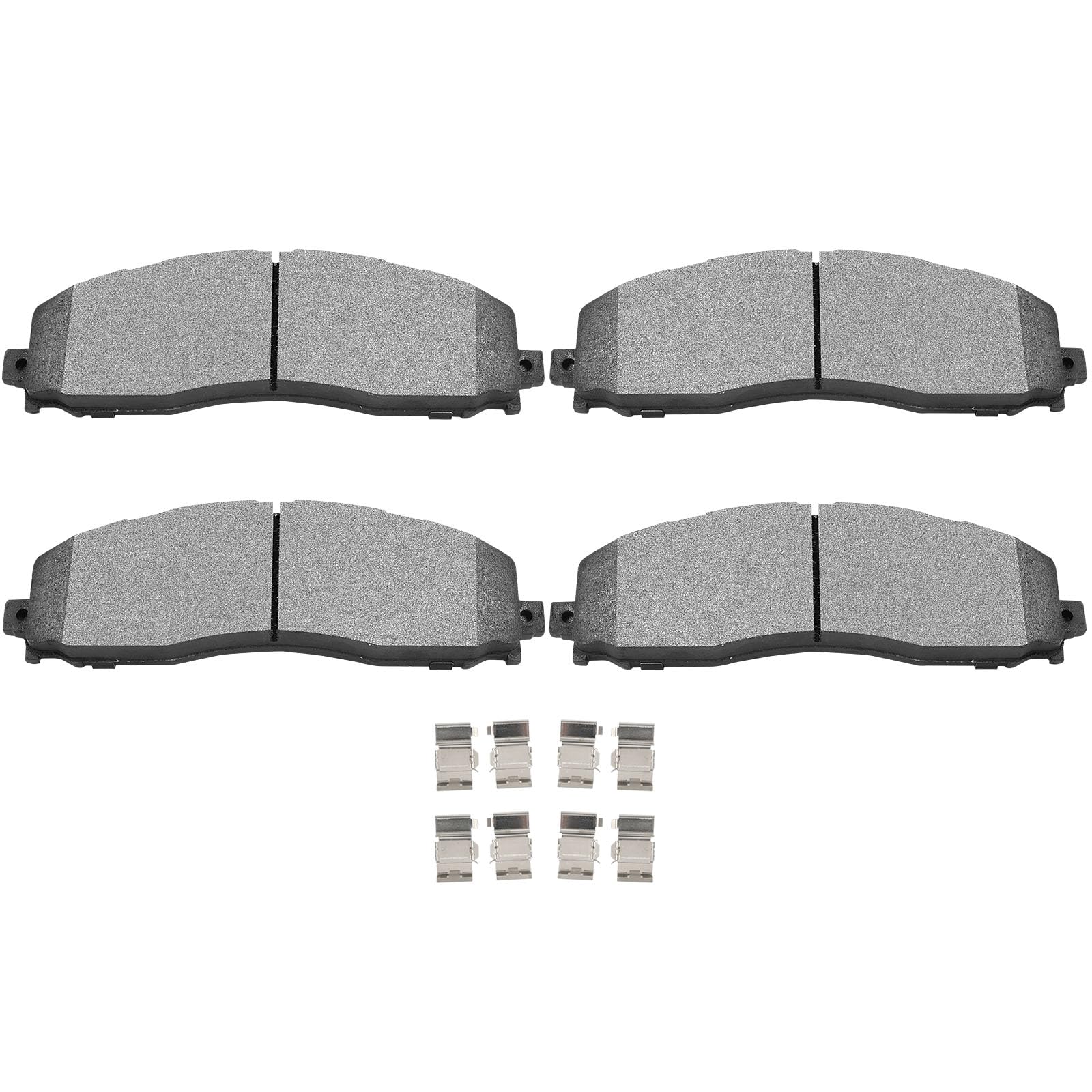 Scitoo D1691 Metallic Brake Pads Sets Rear W/Hardware Replacement For Ford For F-250 Super Duty 2013-2021,For Ford For F-350 Sup