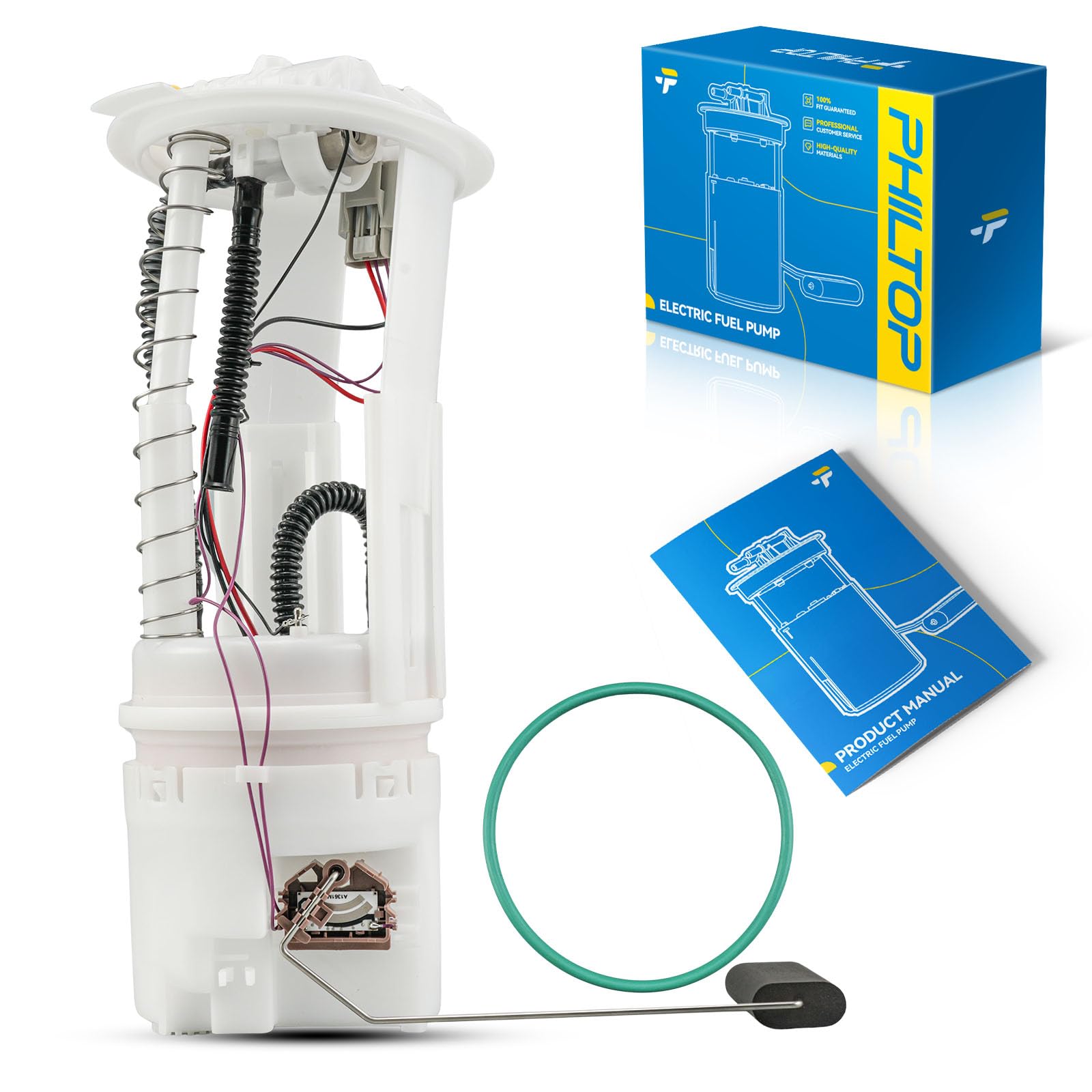 PHILTOP FG0924 Electric Fuel Pump Assembly Fit for Wrangler 2005-2006, Electric Fuel Pump Module Assembly Kit