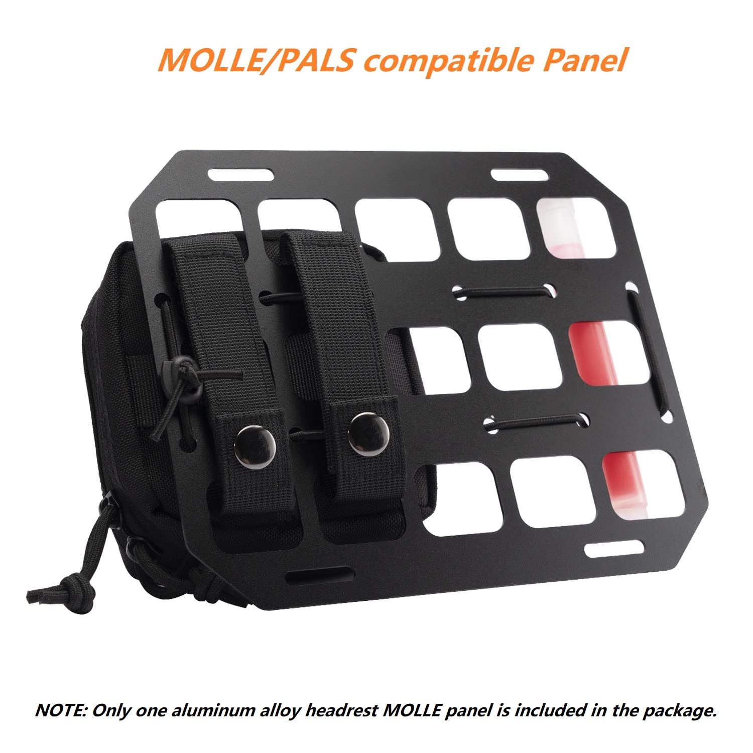 Tacnex Vehicle Rigid Molle Panel Car Seat Headrest Organizer Edc Pouch Tool Holster Bag Holder Auto Interior Accessories Tactica