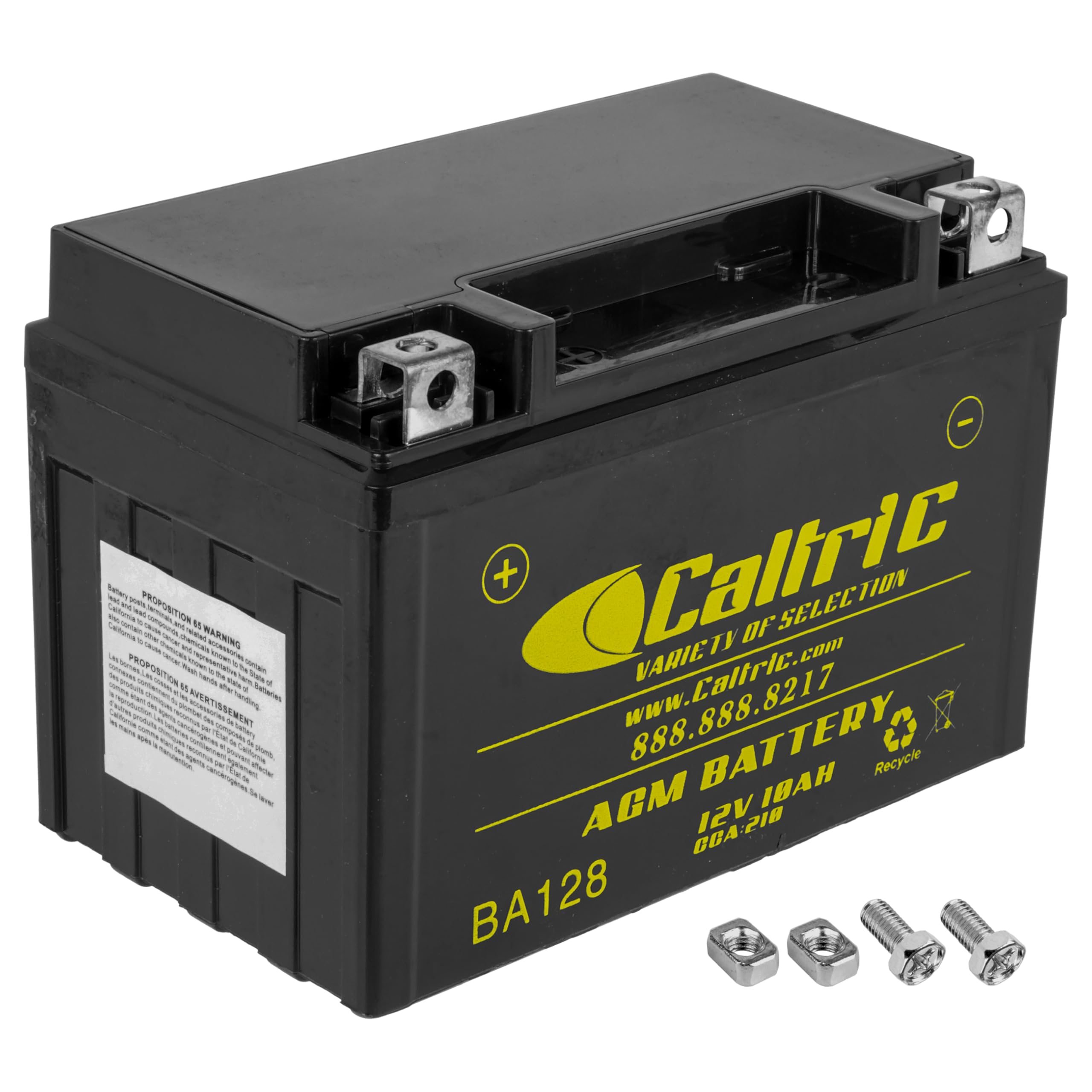 Caltric Agm Battery Compatible with Honda Vt750C2 Vt750C2F Shadow Spirit 750 2007 2008 2009
