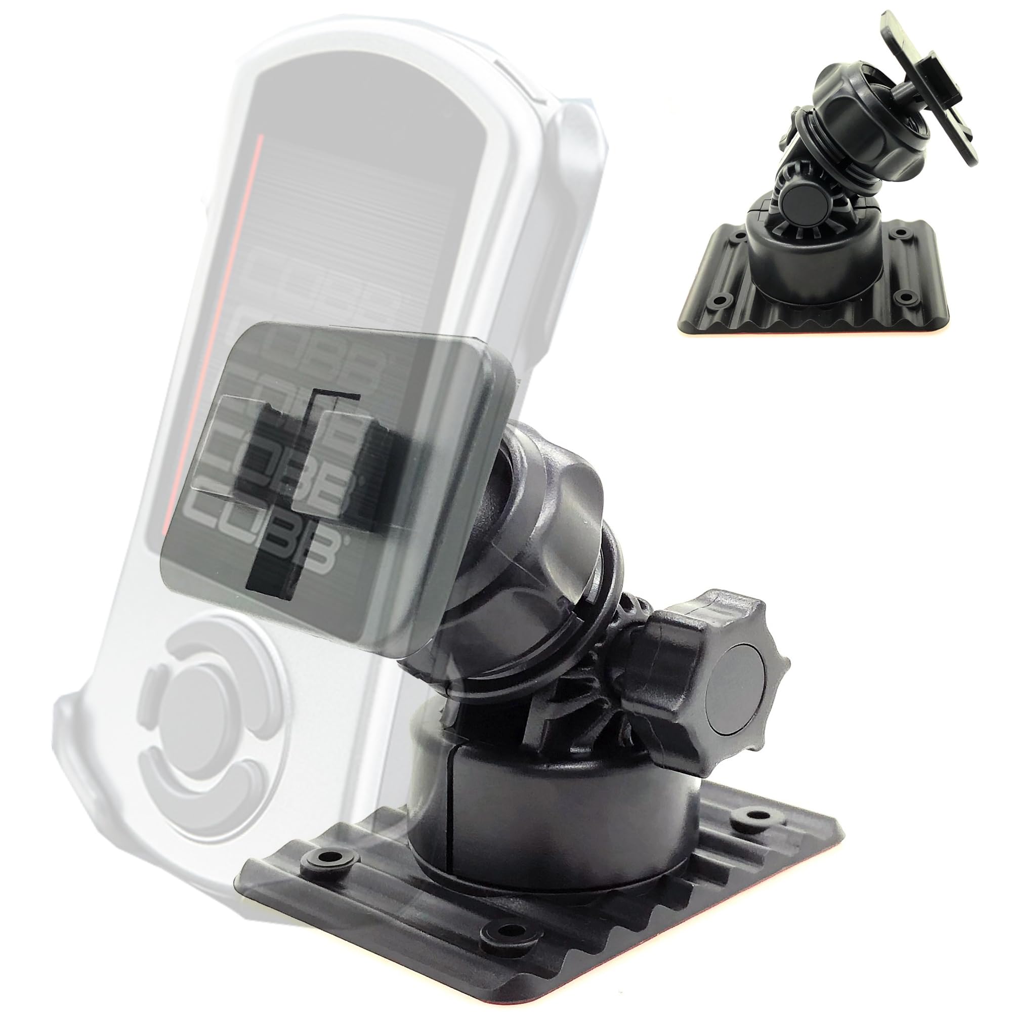 ChargerCity Car Truck Vehicle Multi Angle Adhesive Dashboard and Console Mount for Bama SCT SF4 & SCT X4 Tuner KTuner 2.0 Programmer Auto Tuning Device