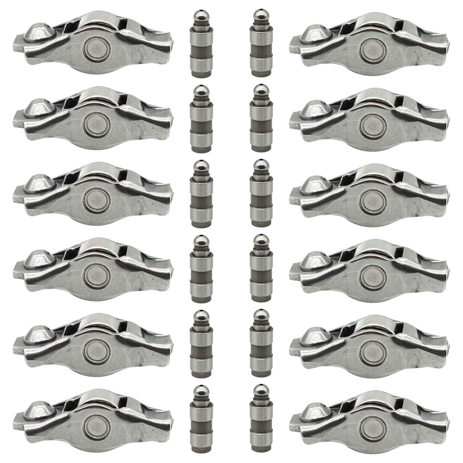 Rocker Arm and Lifter Kit 12 Pcs for ChrysIer 200 300 Compatible with Dodge Ram 1500 Challenger Charger Journey Avenger for Jeep