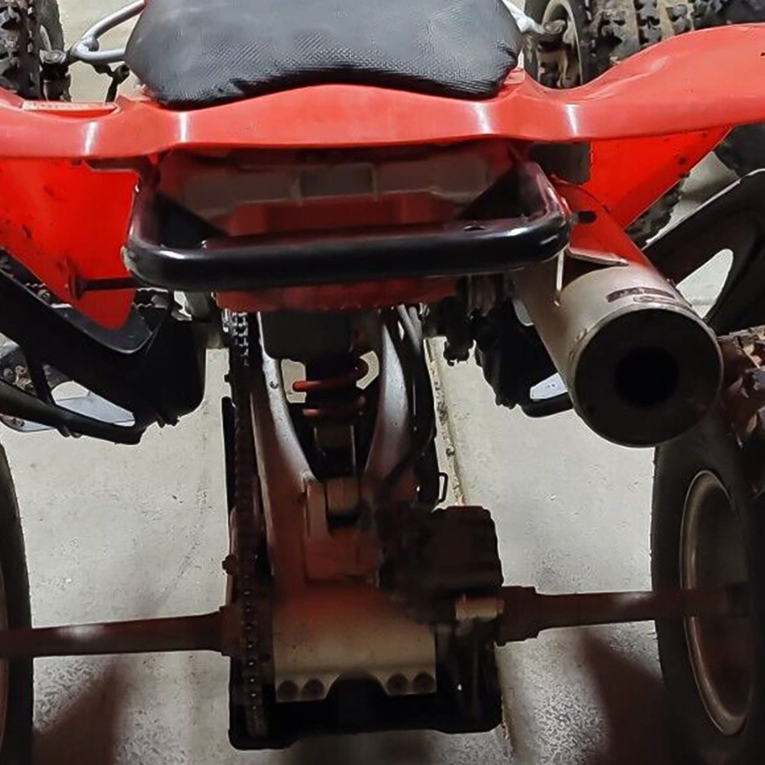 Ecotric Rear Grab Bar Bumper Compatible With Honda Trx 450R All Year Honda Trx450R