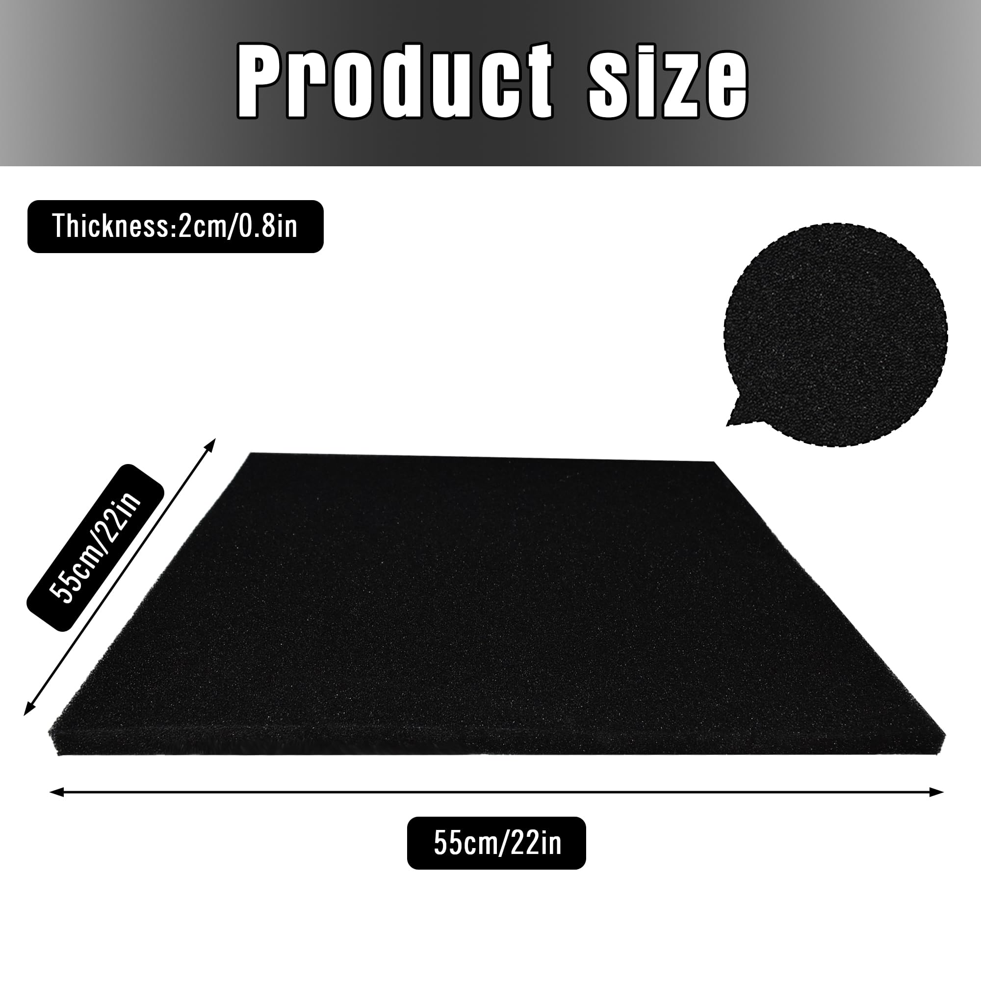 Feichanghao 3 Pcs 22'' Oil Drain Splash Pad, No Splatter Pad Square Pad Fits Most Oil Drains Anti Splash Oil Change Mat For Car
