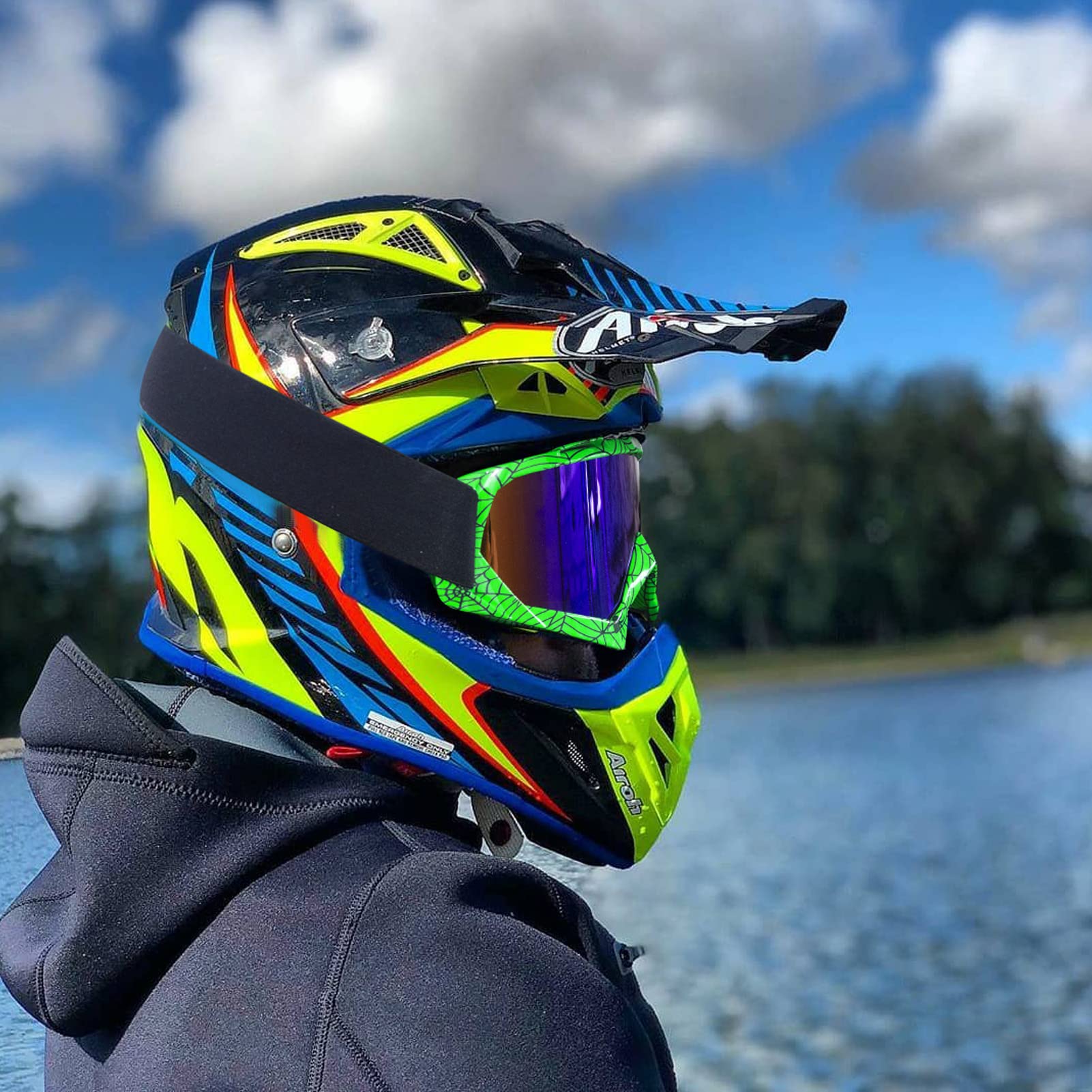 Dirt Bike Goggles Motorcycle Goggles Atv Goggles Motocross Riding Goggles Uv400 Otg Offroad Goggle Mx Helmet Racing Four Wheeler