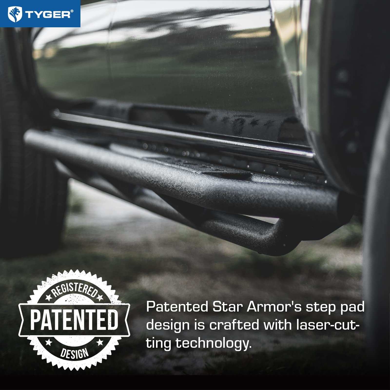 Tyger Auto Star Armor Compatible With 2019-2025 Ram 1500 (Not Fit 19-24 Classic) | Crew Cab | Tg-Am2D20608 | Side Step Rails Ner