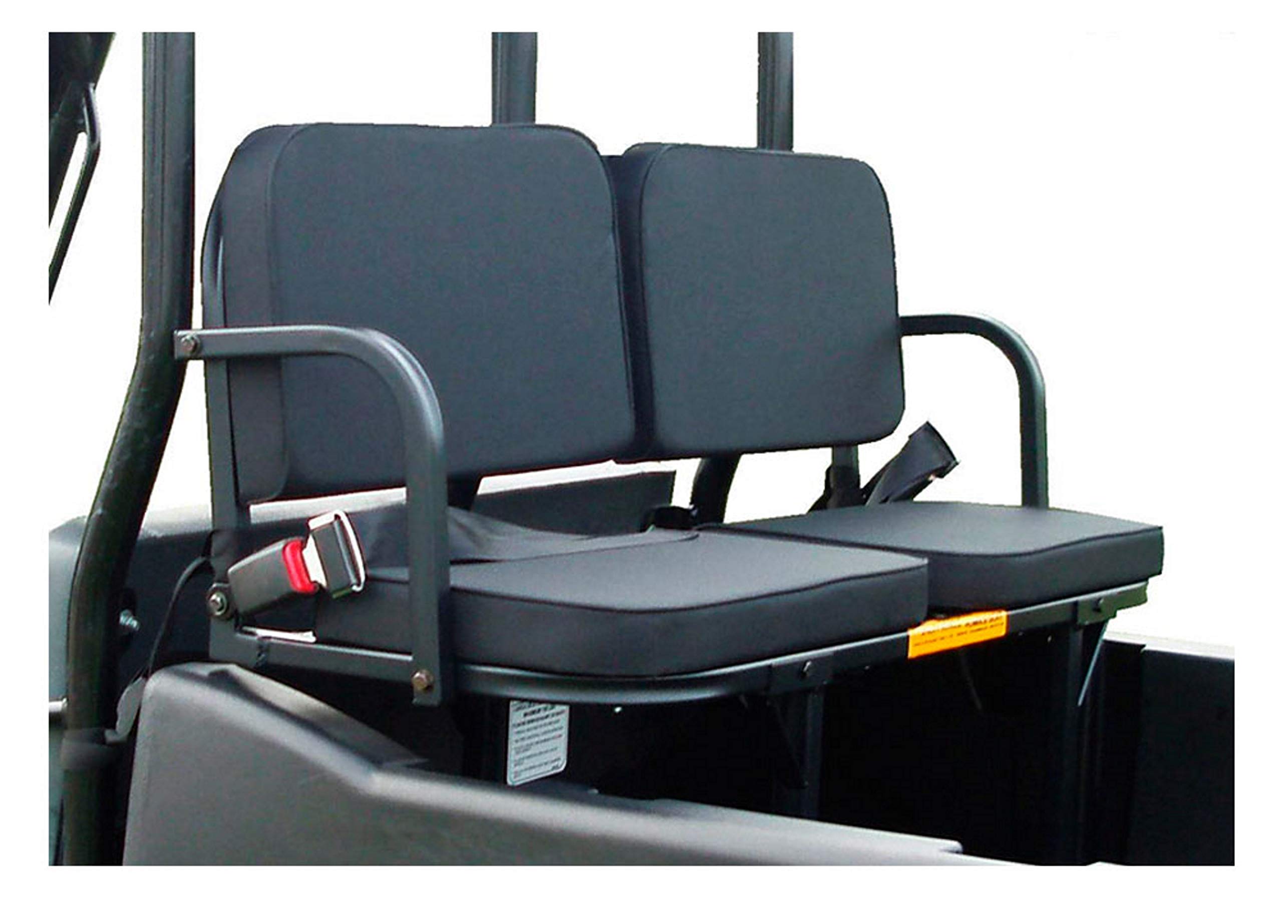 Great Day Deluxe Rumble Seat for UTVs - 350 lbs Capacity, Black, UVDRS200BL, Fits 30"x30"x12" Beds