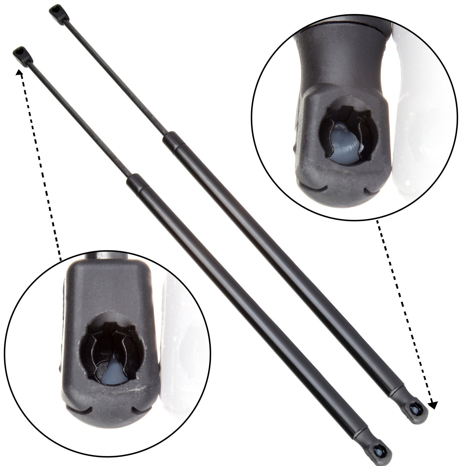 Scitoo Rear Left And Right Liftgate Lift Supports Struts Gas Springs Shocks Fit For Jeep Commander 2006-2010 -Replace 6186 Sg214