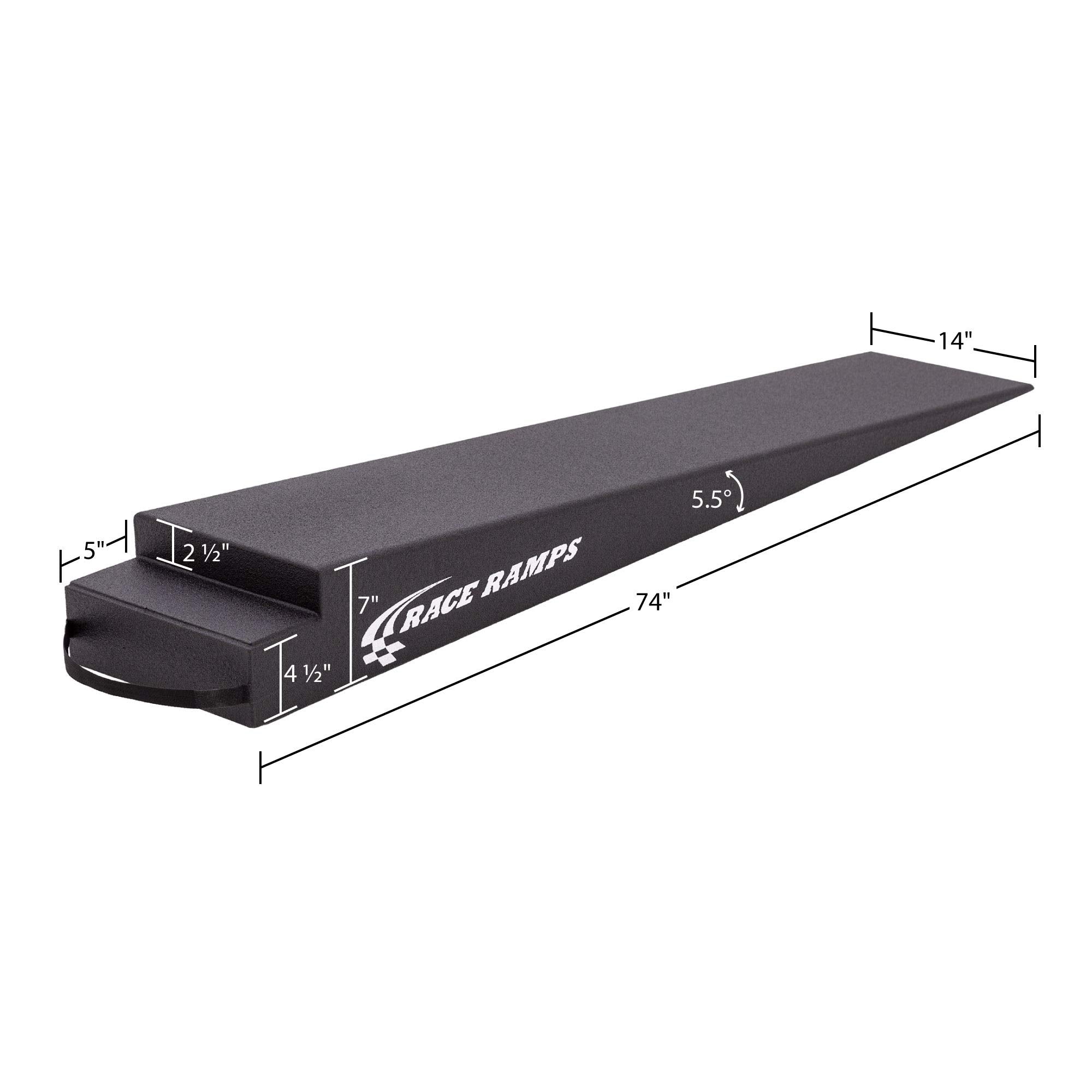 Race Ramps 7' H Trailer Ramp - 5.5 Degree Approach Angle Rr-Tr-7